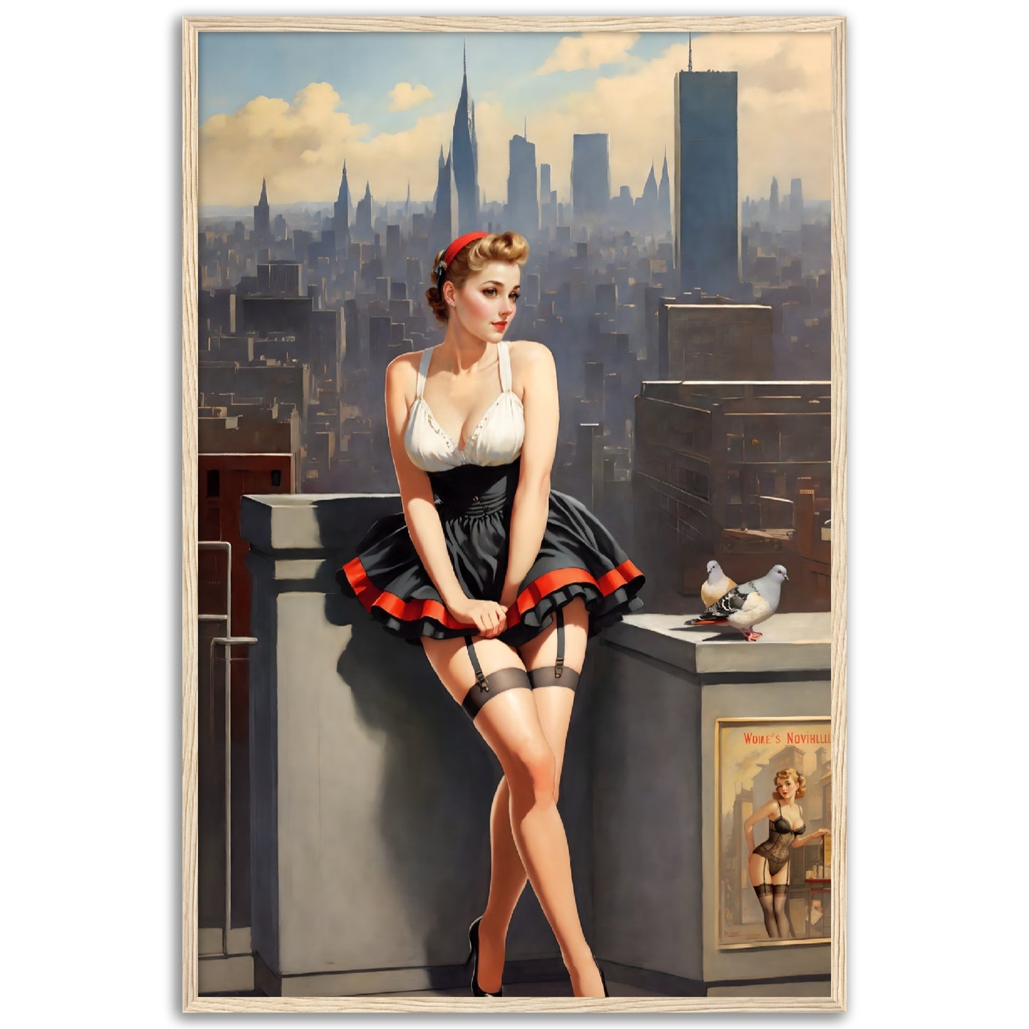 Daily Pinup #59 - Rooftop Wall Art