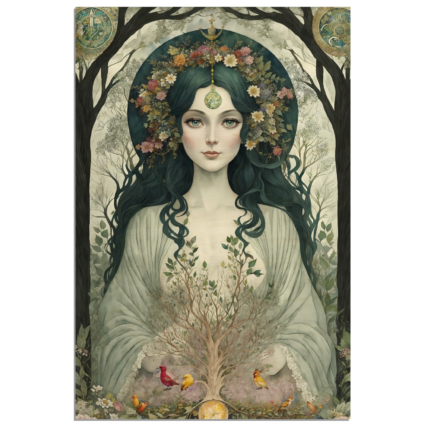 Daily Pinup #71 - Zoe Goddess of New Life Wall Art