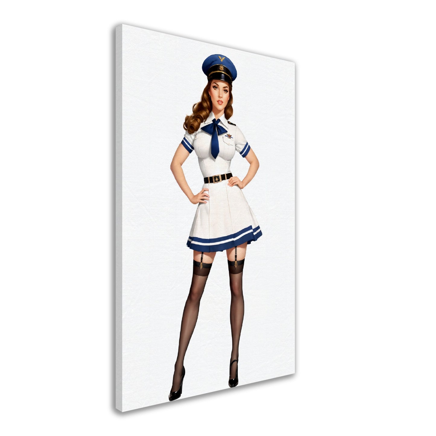 Daily Pinup #08 Air Force Girl Wall Art