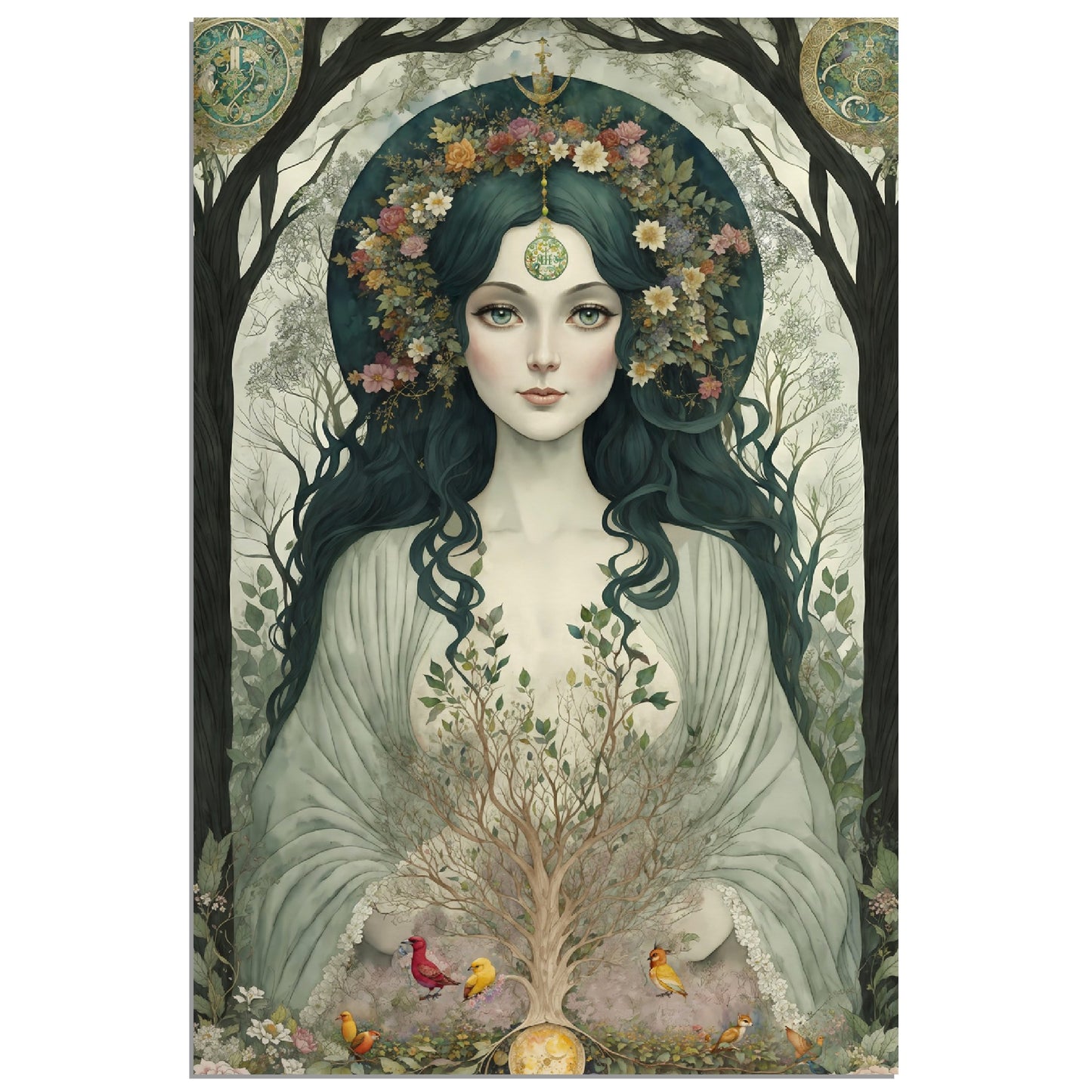 Daily Pinup #71 - Zoe Goddess of New Life Wall Art