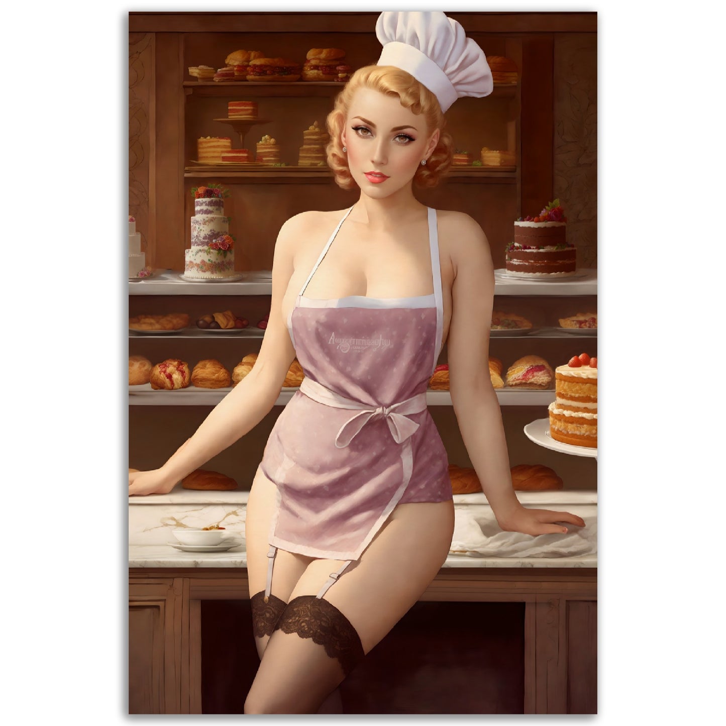 Daily Pinup #40 - Pastry Chef Wall Art