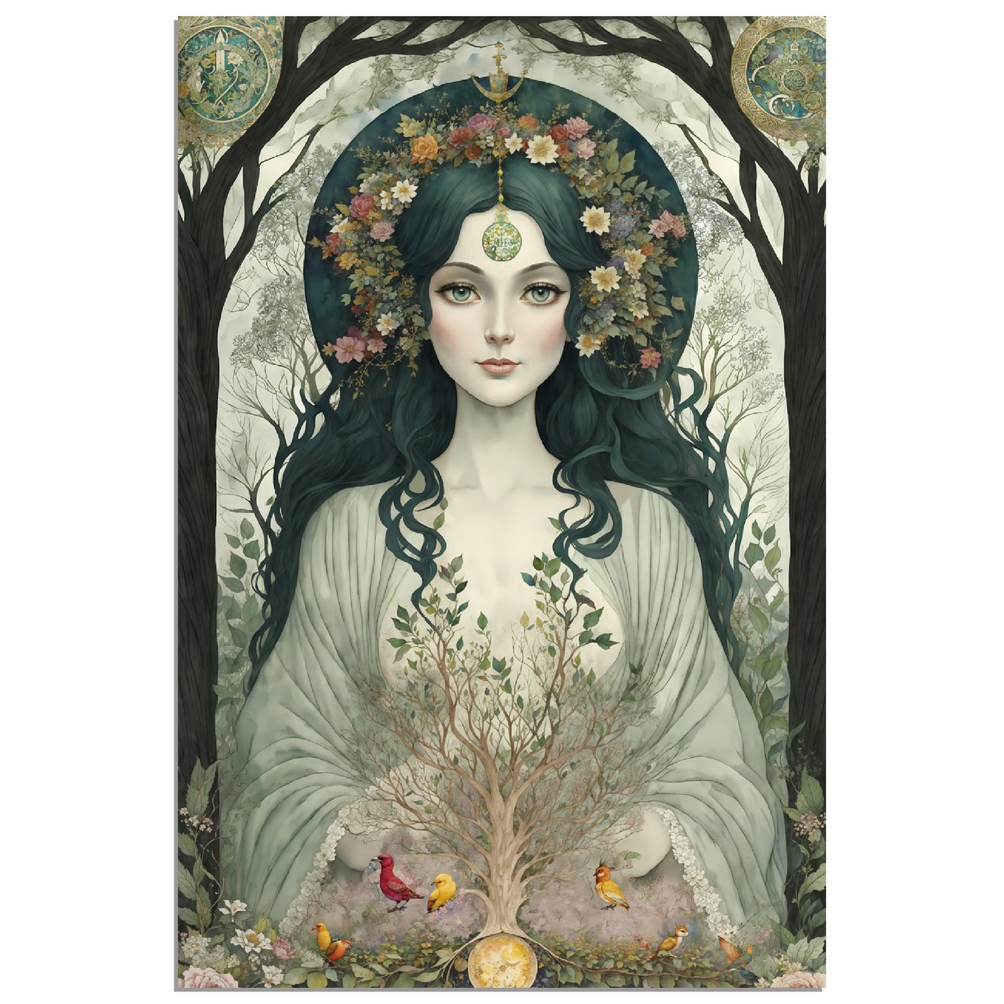 Daily Pinup #71 - Zoe Goddess of New Life Wall Art