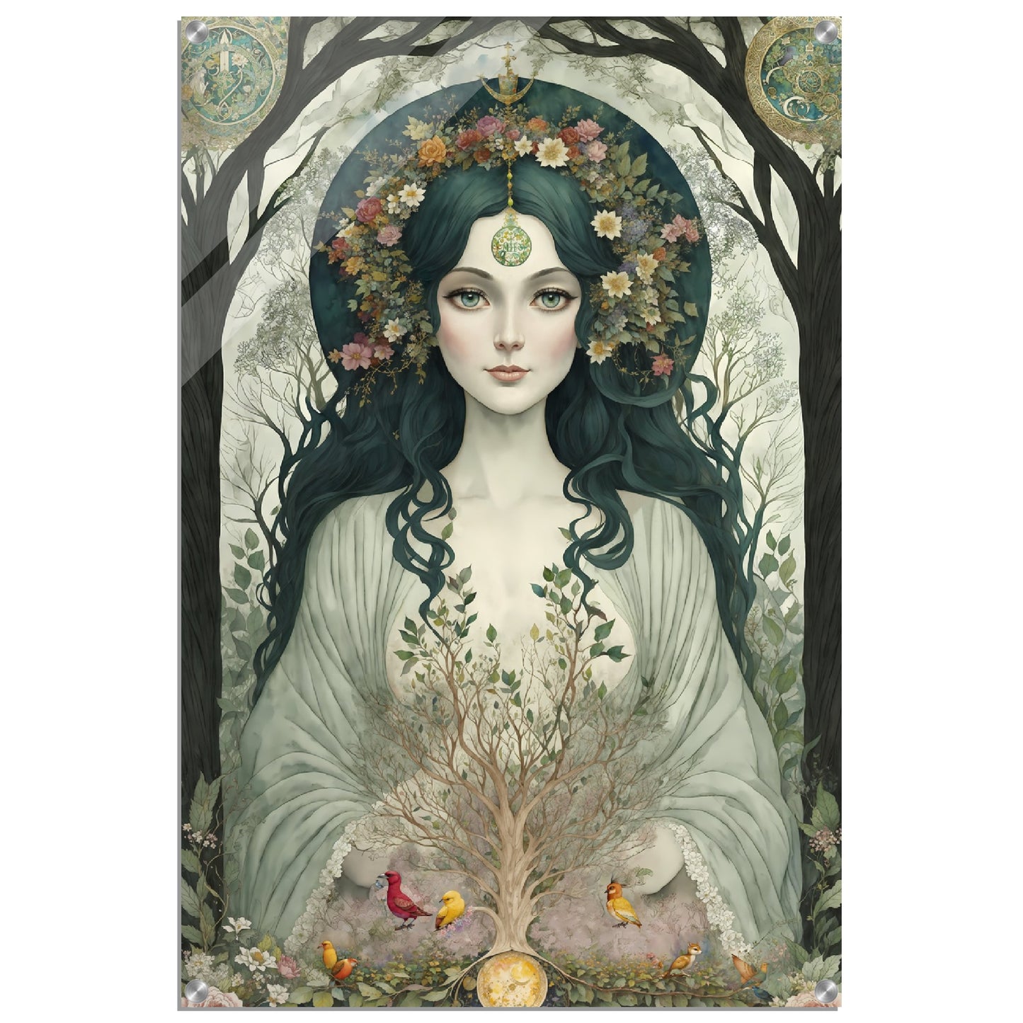 Daily Pinup #71 - Zoe Goddess of New Life Wall Art