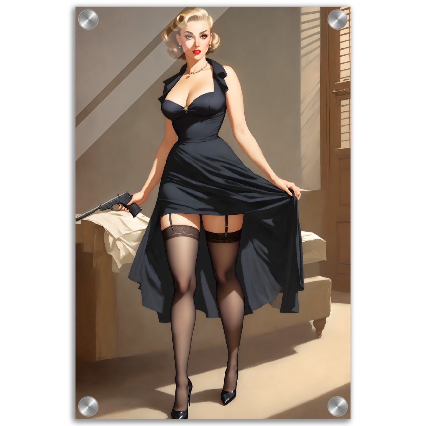 Daily Pinup #34 - Secret Agent Wall Art