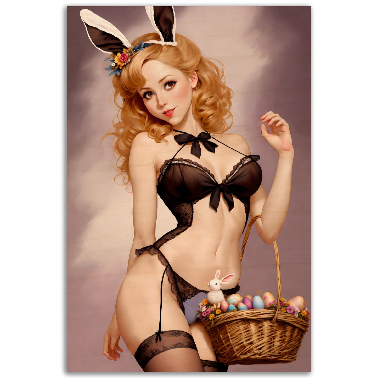 Daily Pinup #38 - Easter Bunny Wall Art