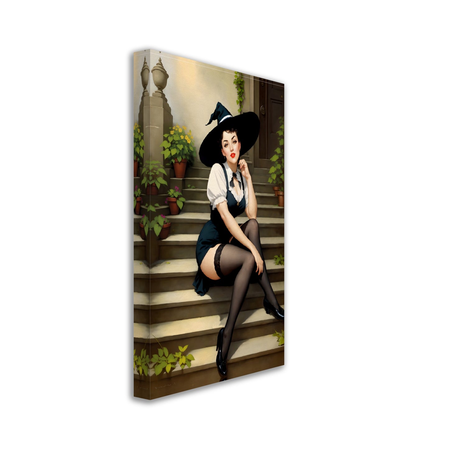 Daily Pinup #35 - Witch at Your Door Step Wall Art