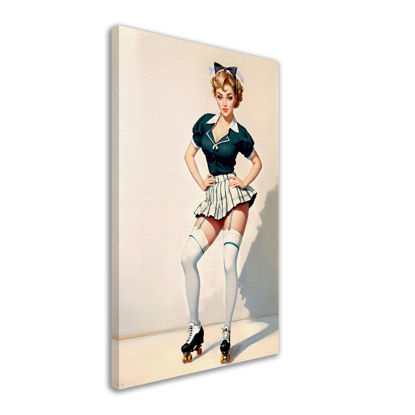 Daily Pinup #14 - Retro Car Hop Girl Wall Art