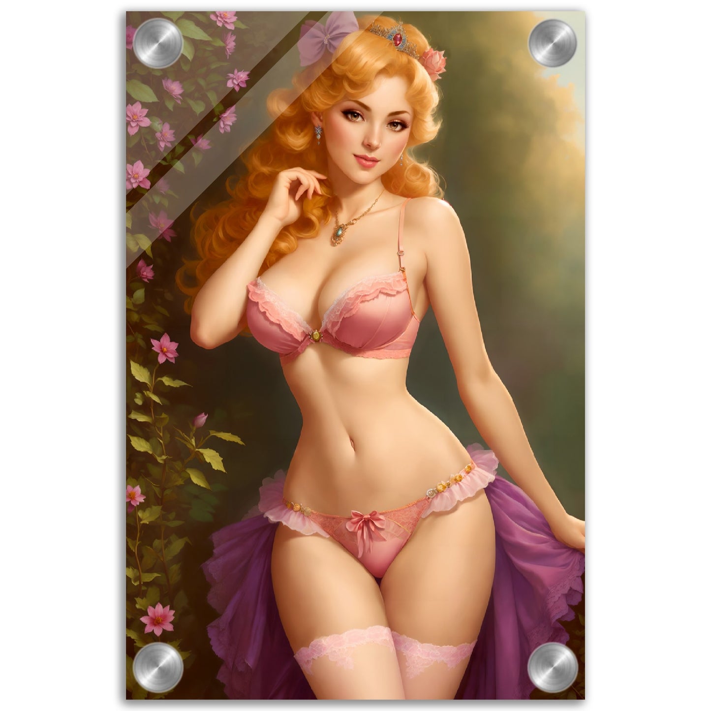 Daily Pinup #52 - Pink Princess Wall Art