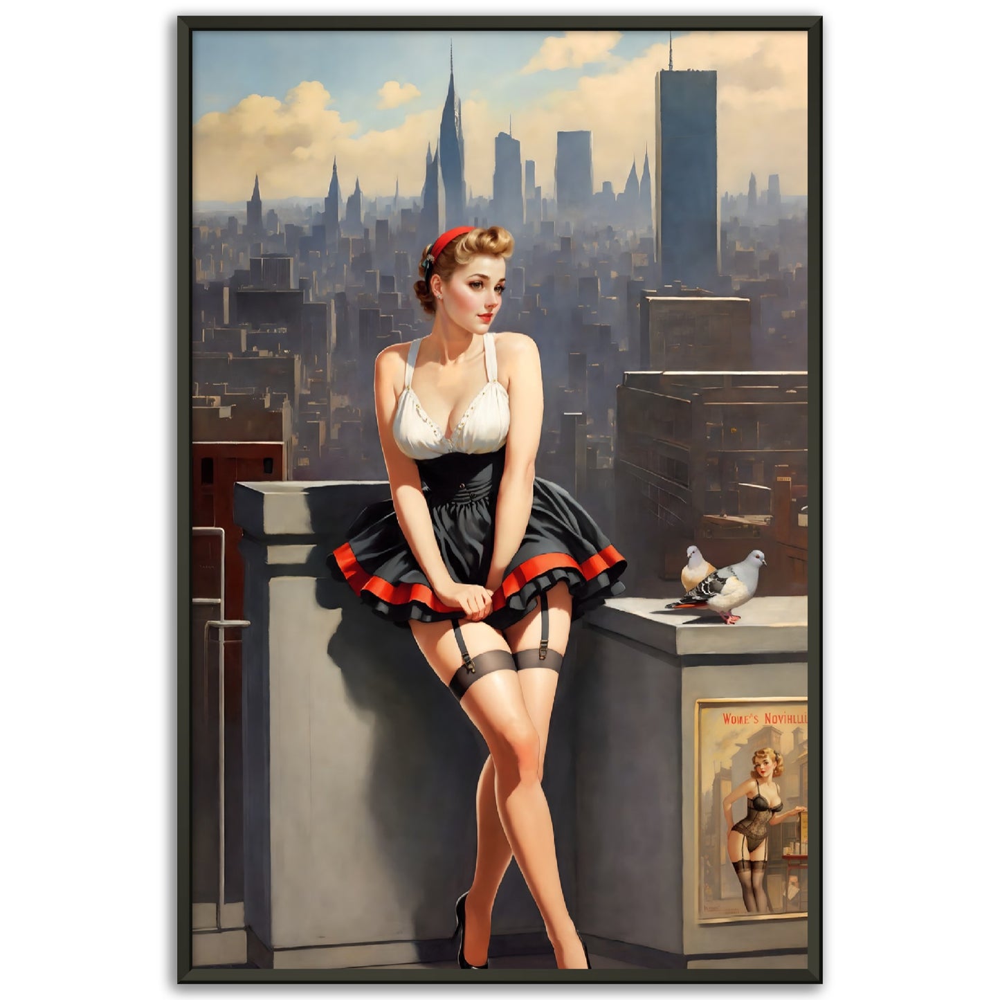 Daily Pinup #59 - Rooftop Wall Art