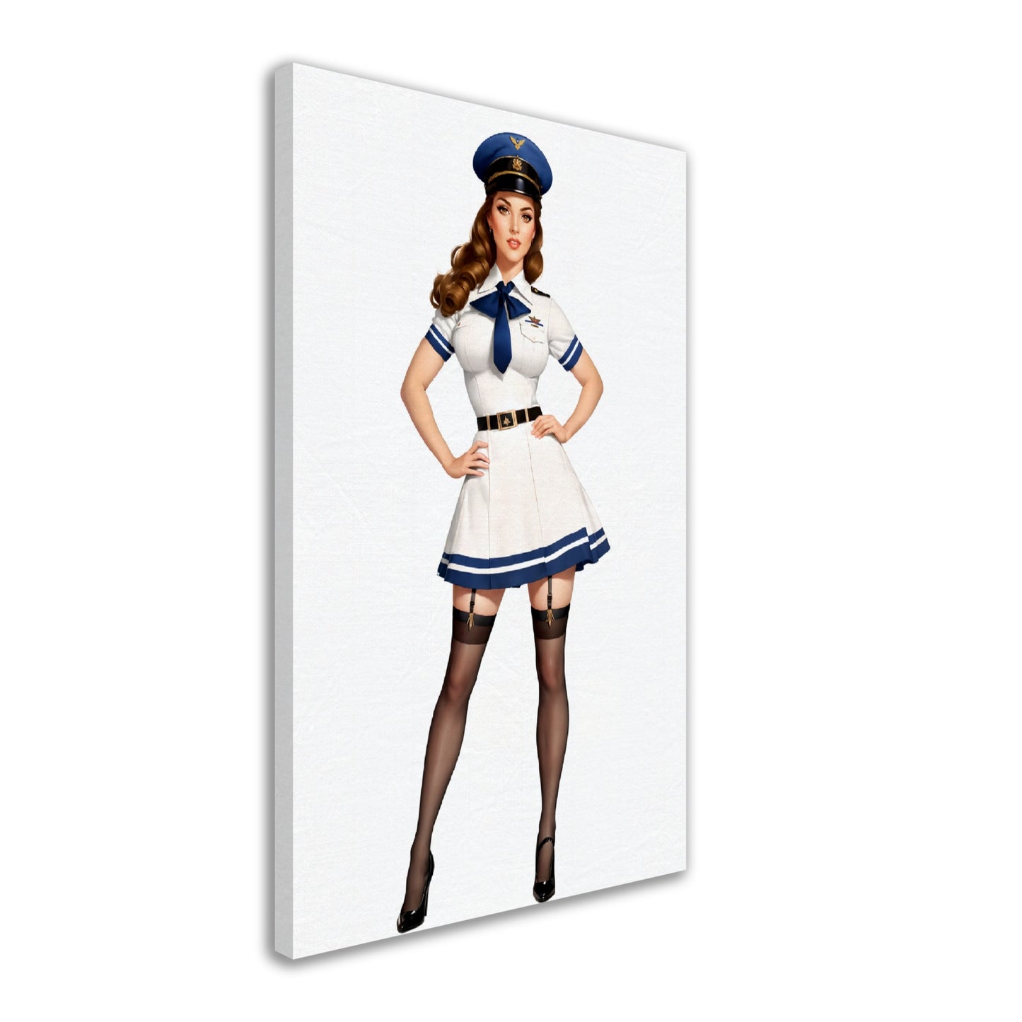 Daily Pinup #08 Air Force Girl Wall Art