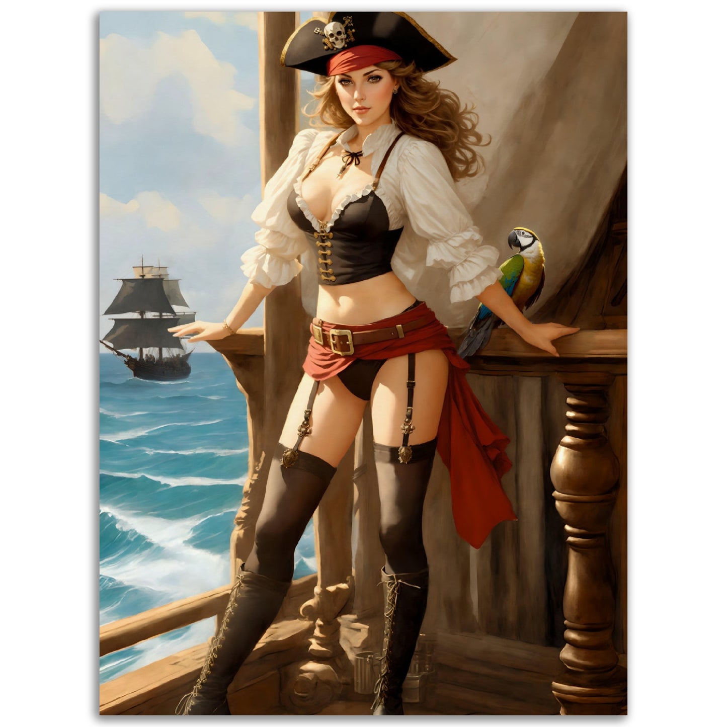 Daily Pinup #57 - The Captain Wall Art