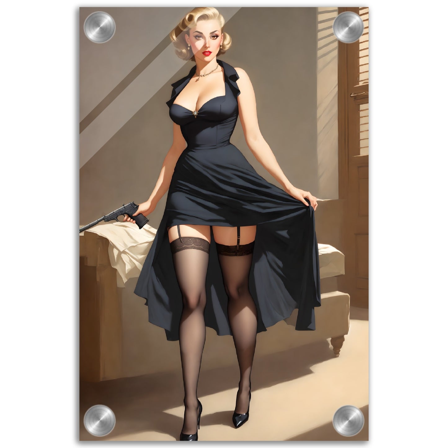 Daily Pinup #34 - Secret Agent Wall Art