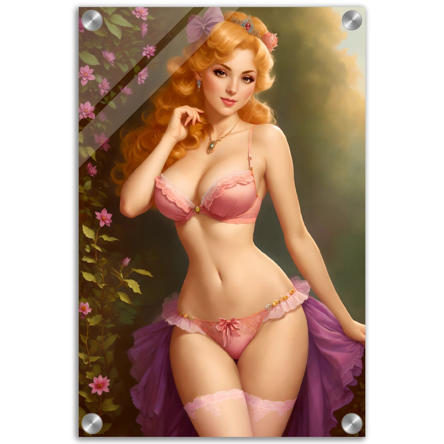 Daily Pinup #52 - Pink Princess Wall Art