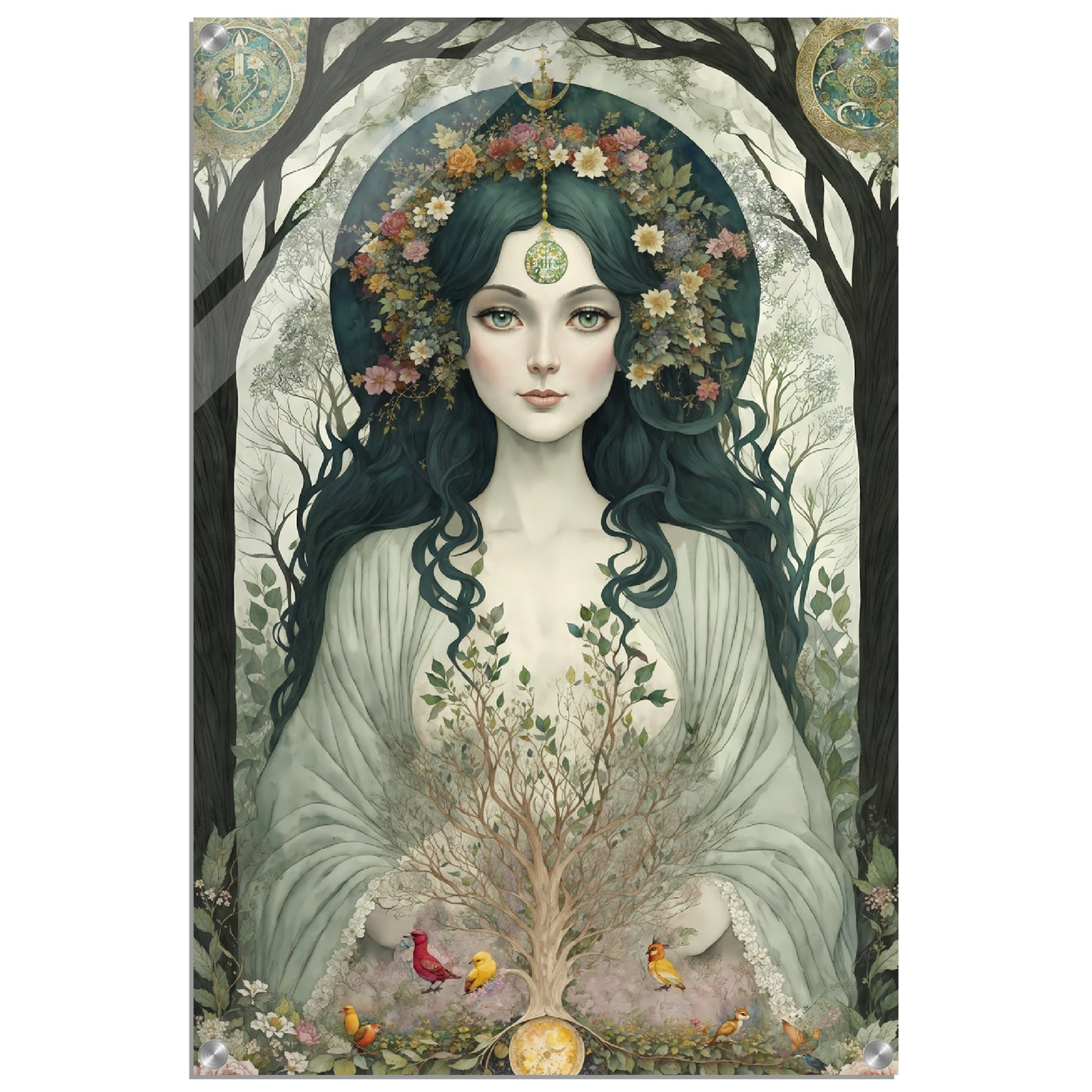 Daily Pinup #71 - Zoe Goddess of New Life Wall Art