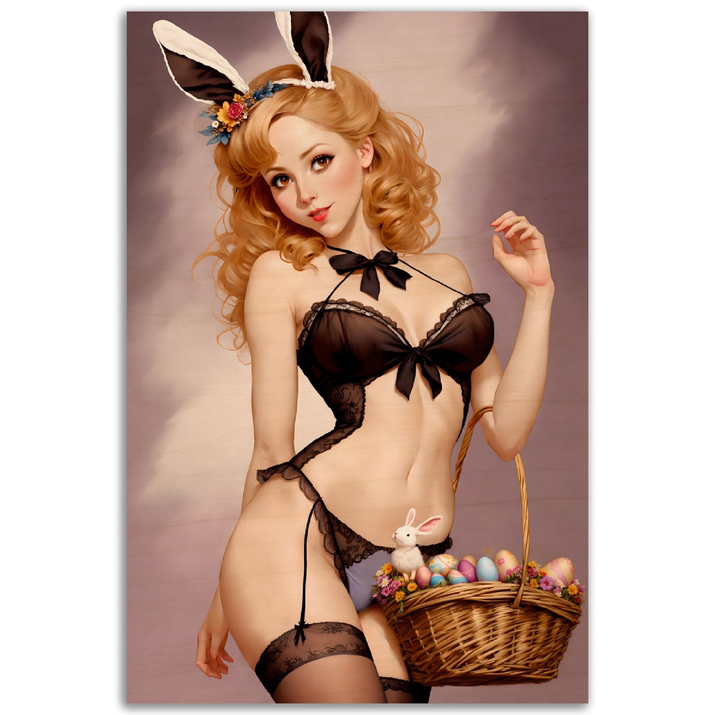 Daily Pinup #38 - Easter Bunny Wall Art