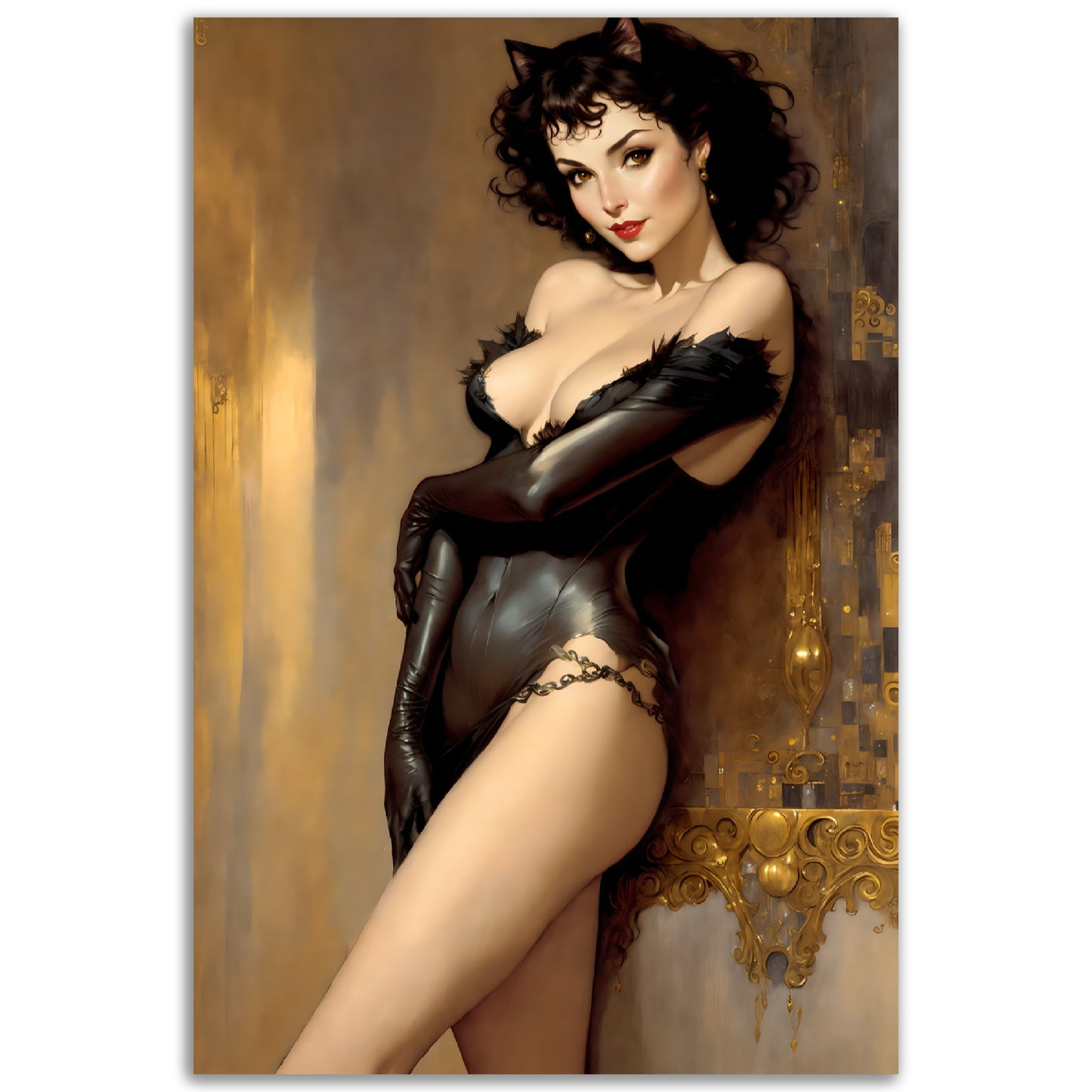 Daily Pinup #33 - Kitty Kat Wall Art