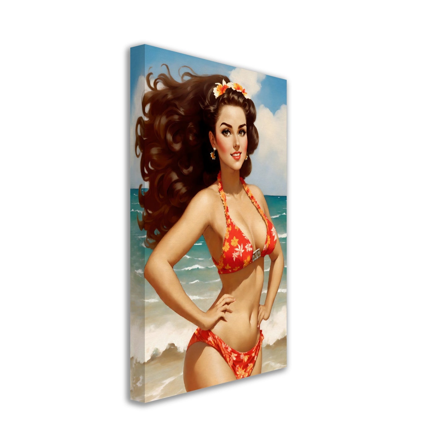 Daily Pinup #56 - Beach Bikini Wall Art