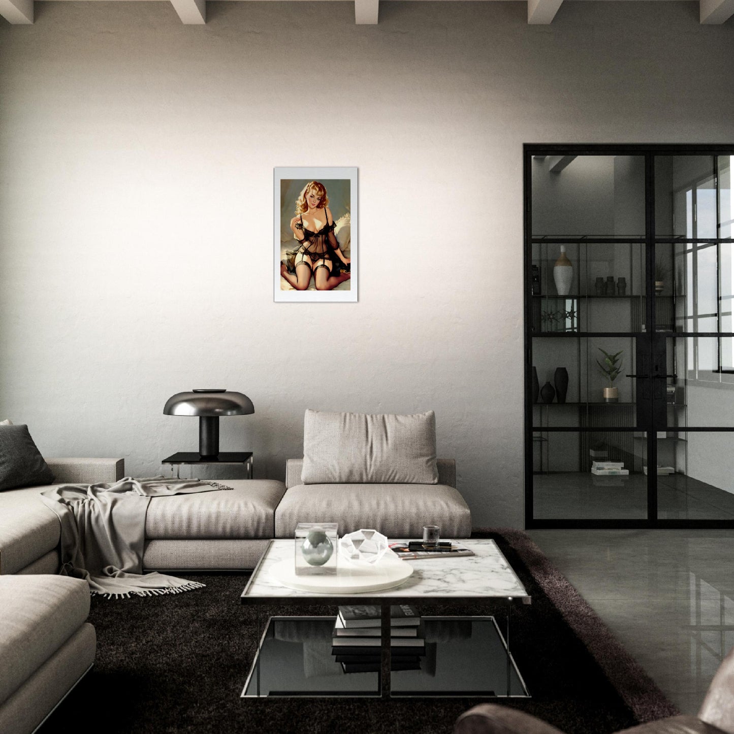 Daily Pinup #69 - She's Waiting Wall Art