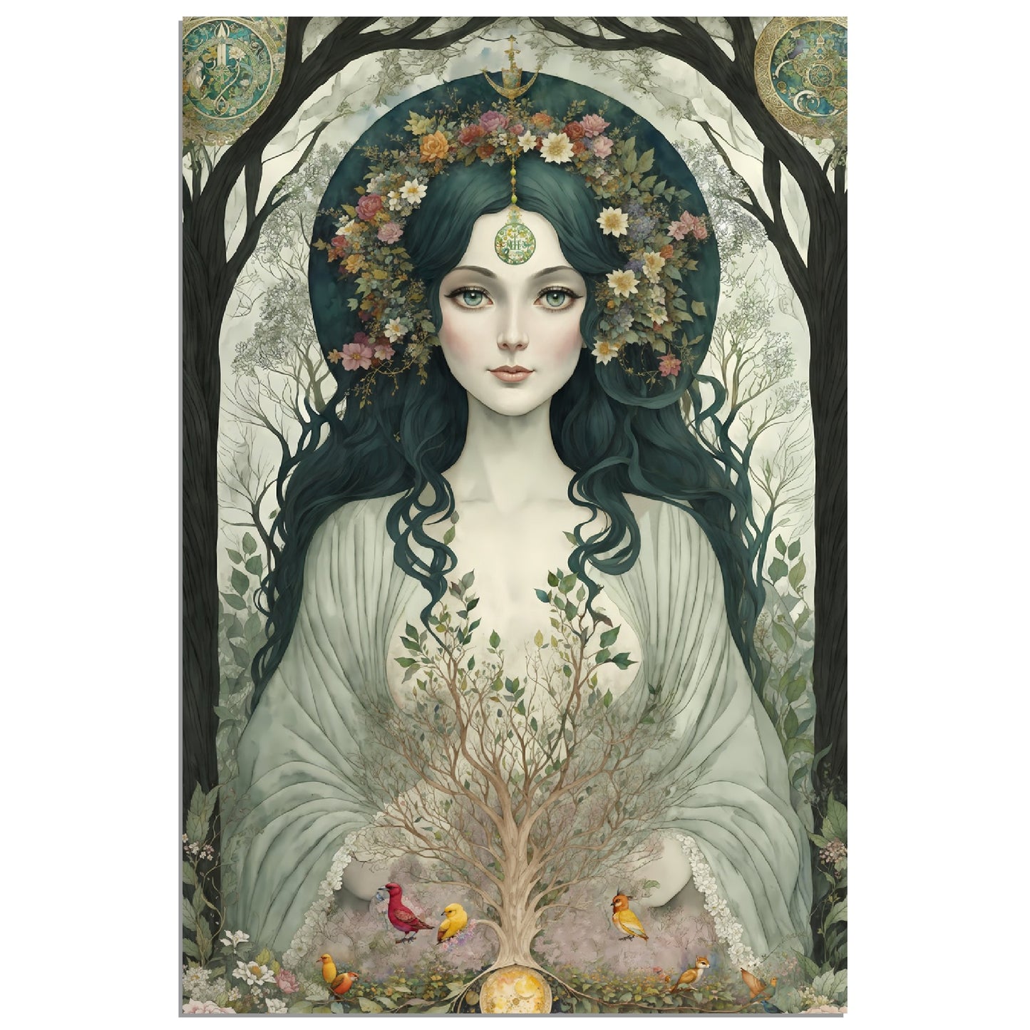 Daily Pinup #71 - Zoe Goddess of New Life Wall Art