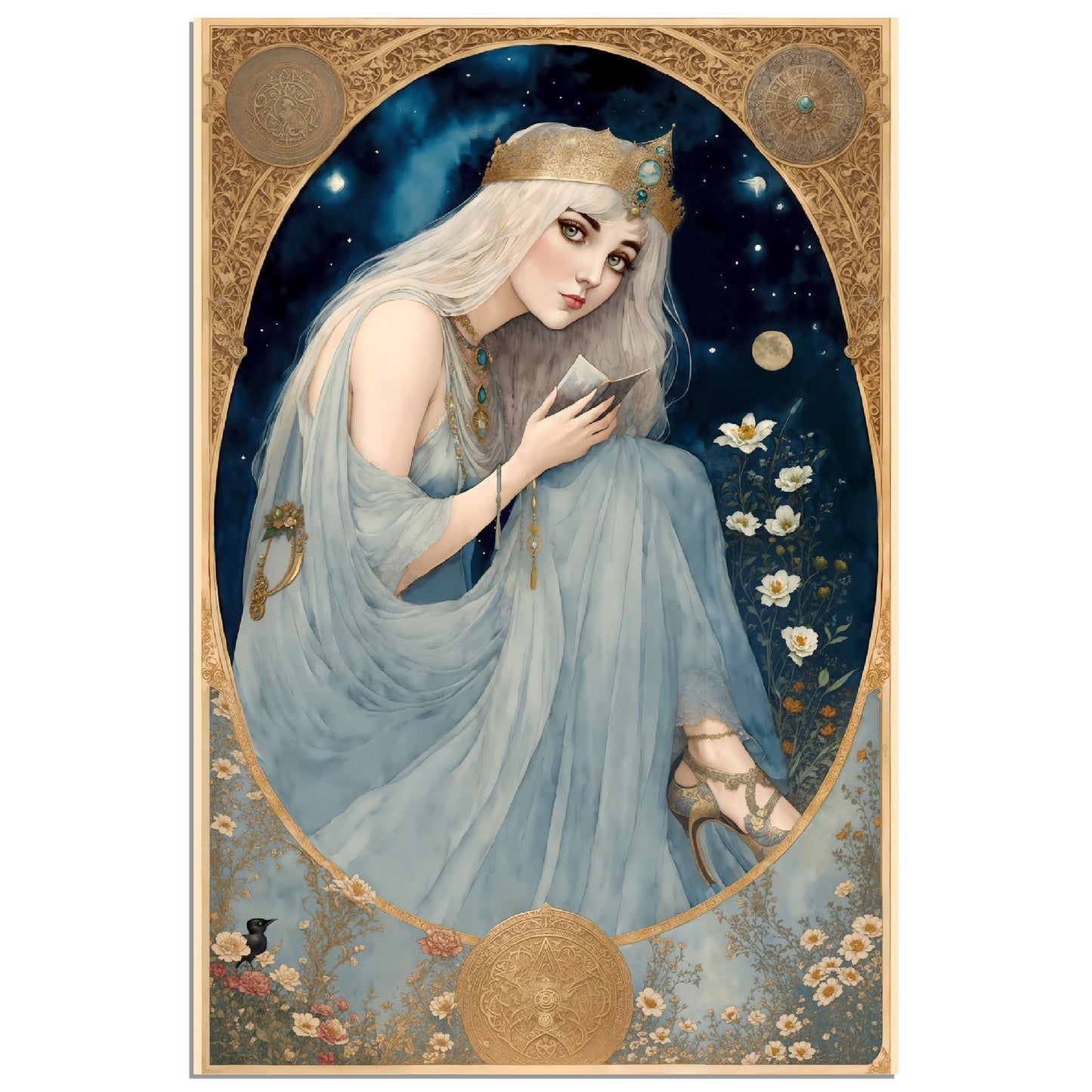 Daily Pinup #70 - Sophia Goddess of Wisdom Wall Art