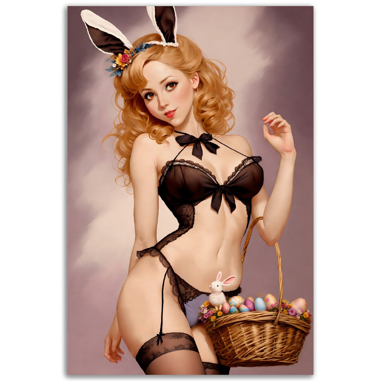 Daily Pinup #38 - Easter Bunny Wall Art