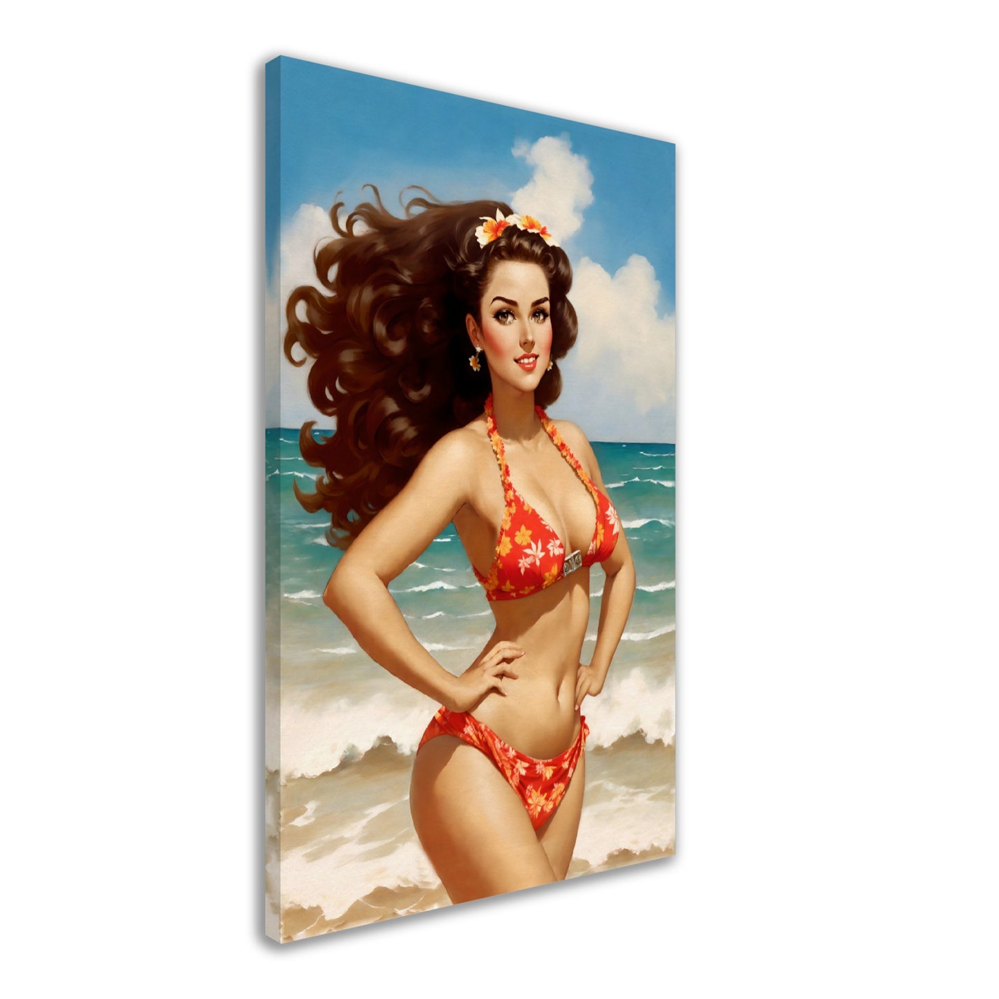 Daily Pinup #56 - Beach Bikini Wall Art