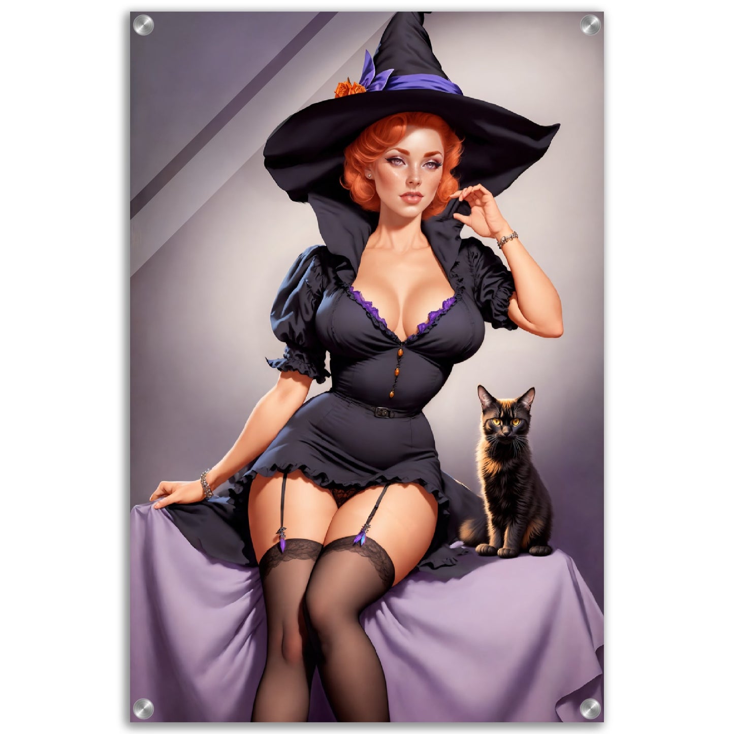 Daily Pinup #25 - The Witch's Familiar Wall Art