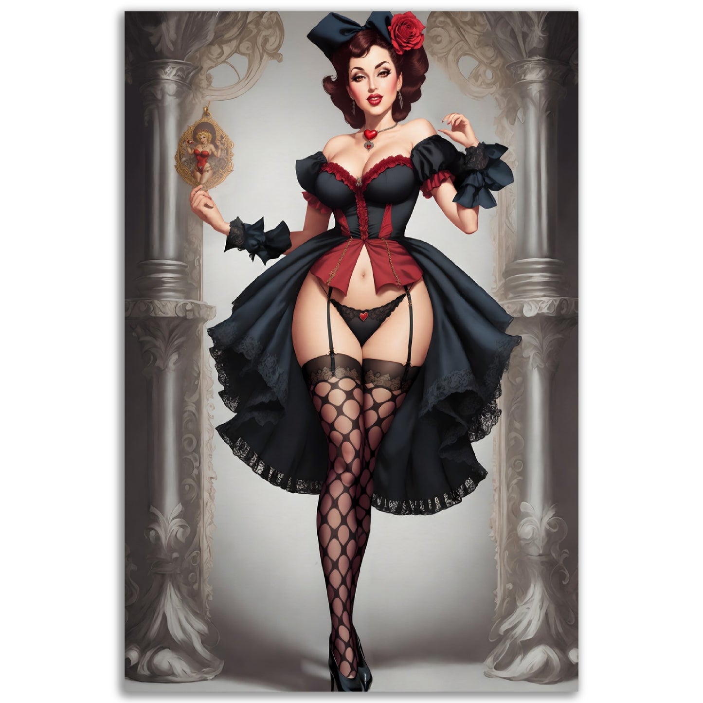 Daily Pinup #22 - Queen of Hearts Wall Art