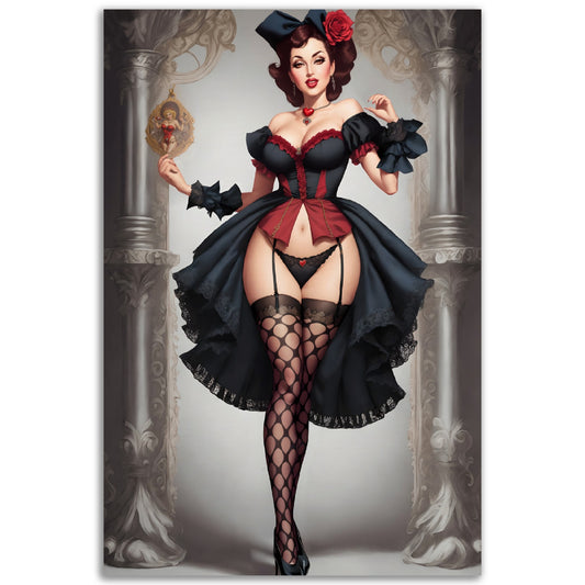 Daily Pinup #22 - Queen of Hearts Wall Art