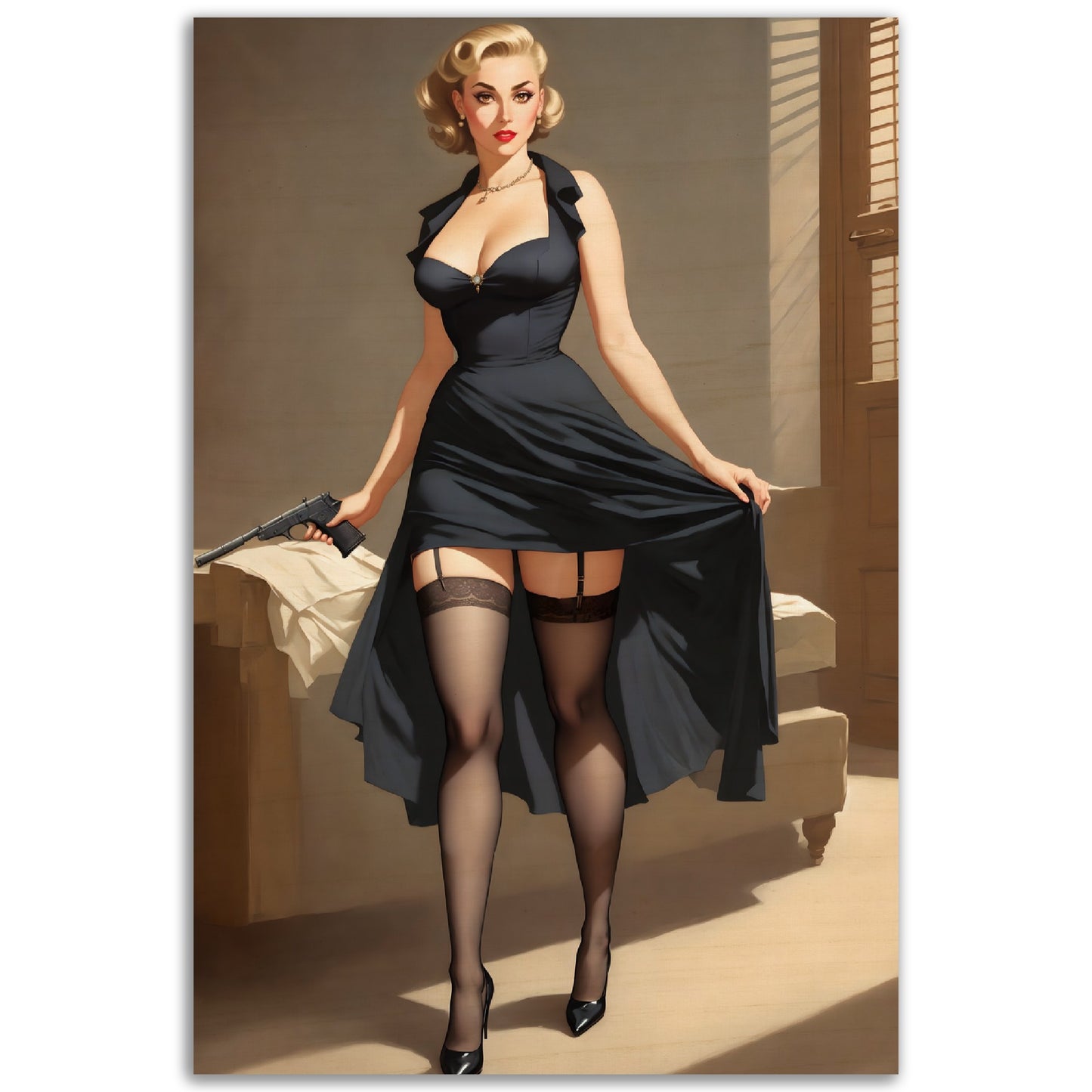 Daily Pinup #34 - Secret Agent Wall Art