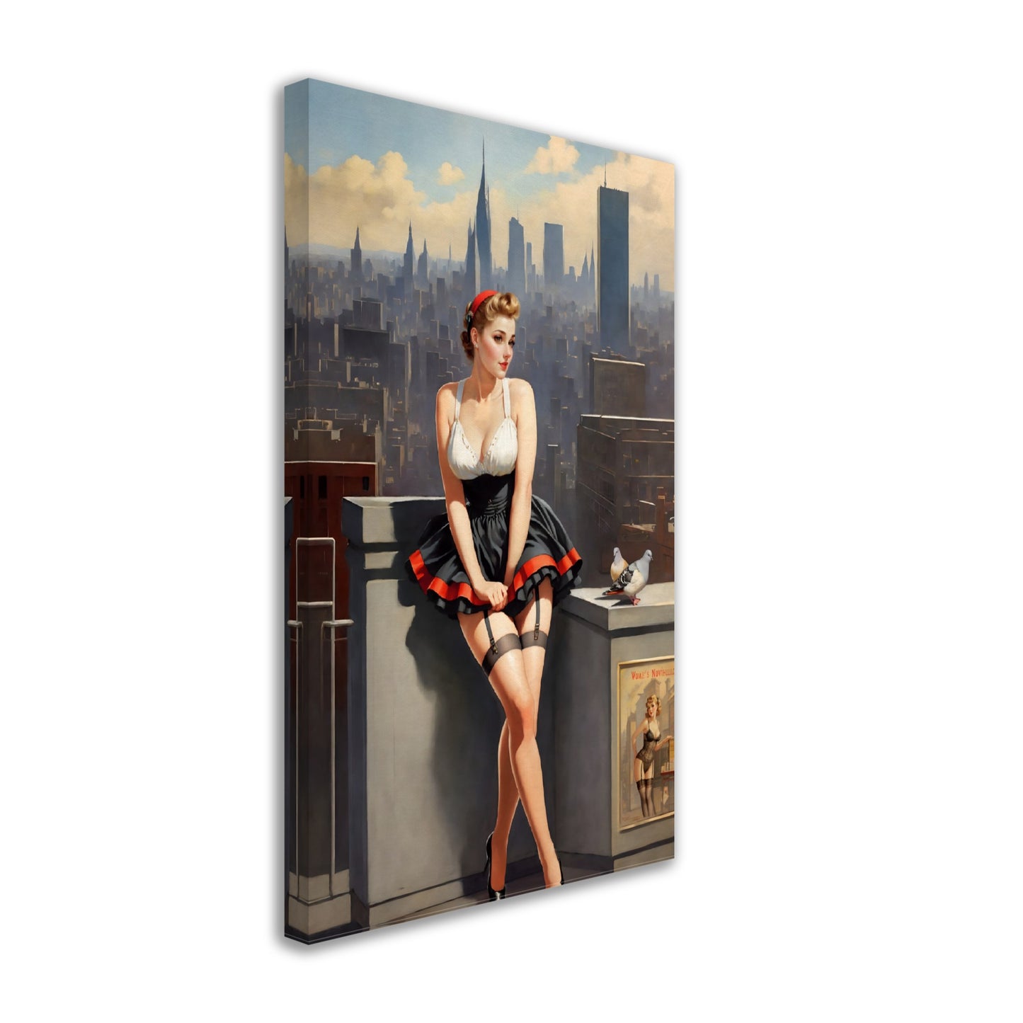 Daily Pinup #59 - Rooftop Wall Art