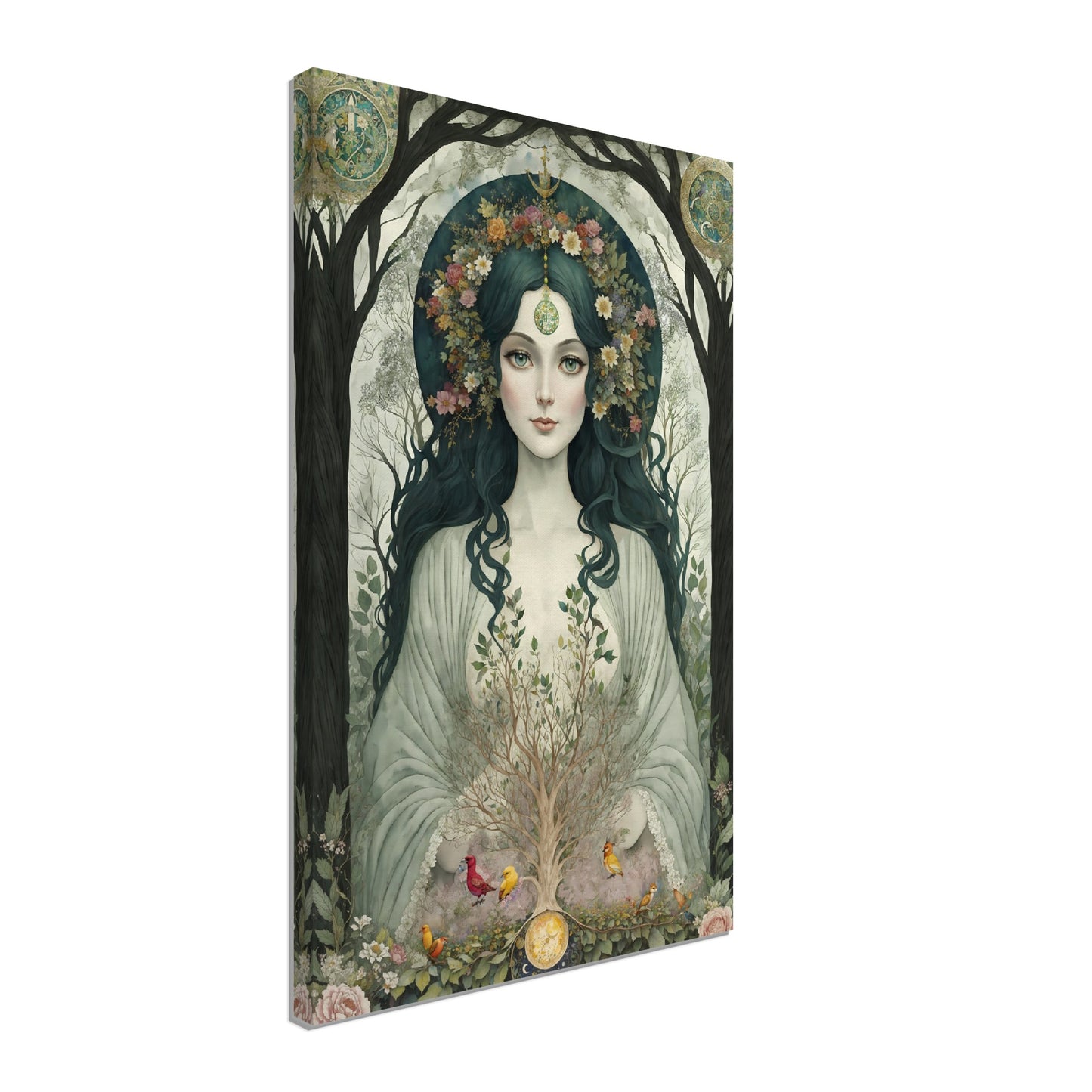 Daily Pinup #71 - Zoe Goddess of New Life Wall Art