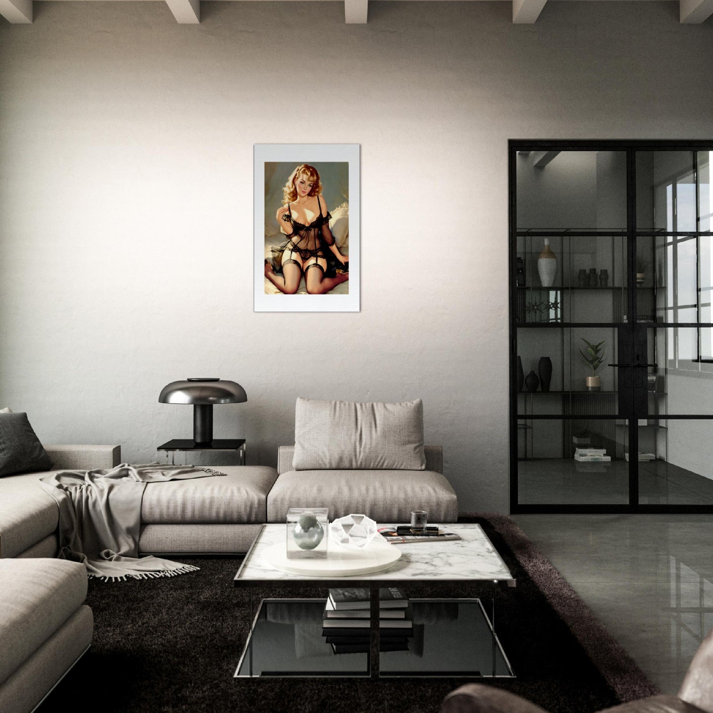 Daily Pinup #69 - She's Waiting Wall Art