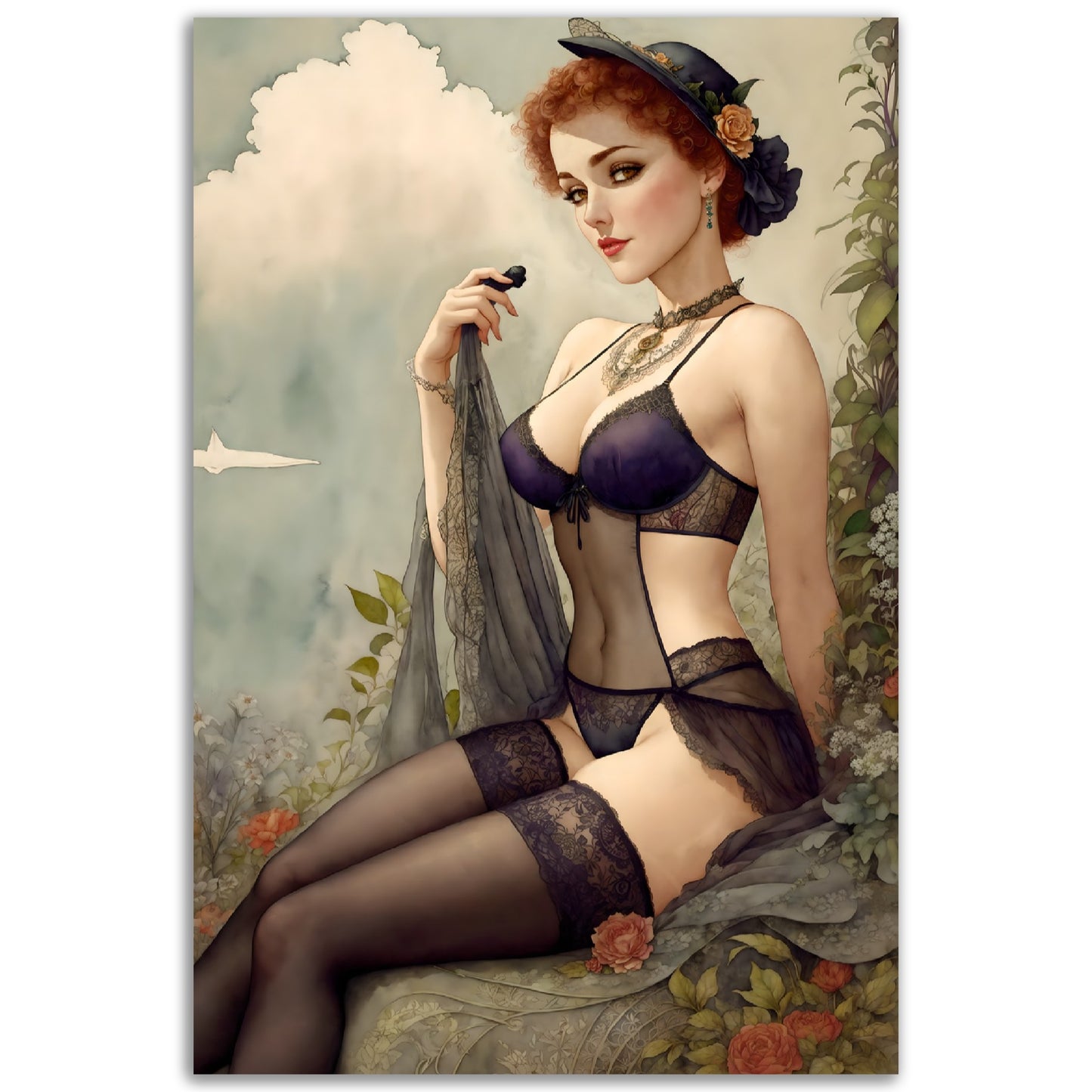 Daily Pinup #60 - Retro Temptress Wall Art