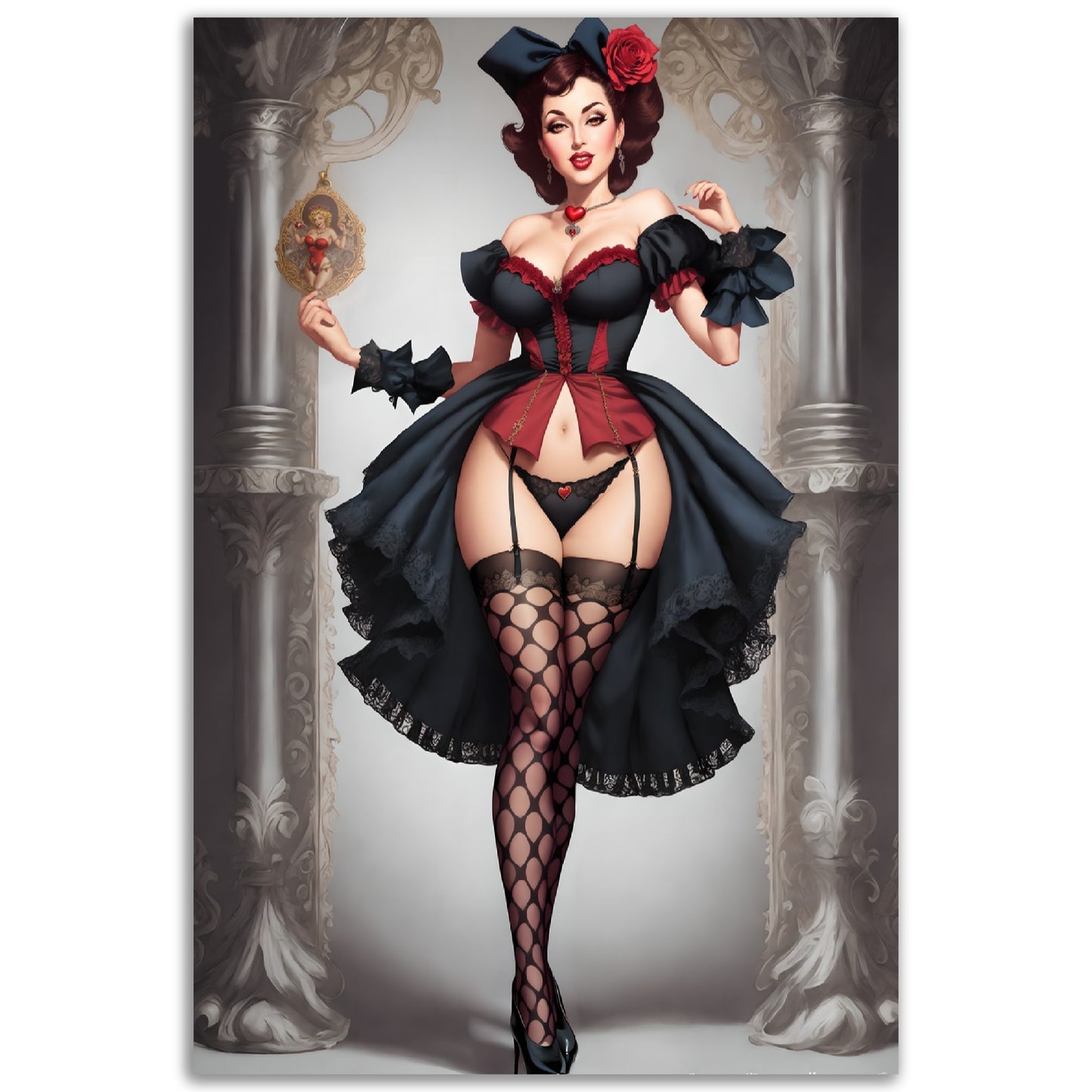 Daily Pinup #22 - Queen of Hearts Wall Art