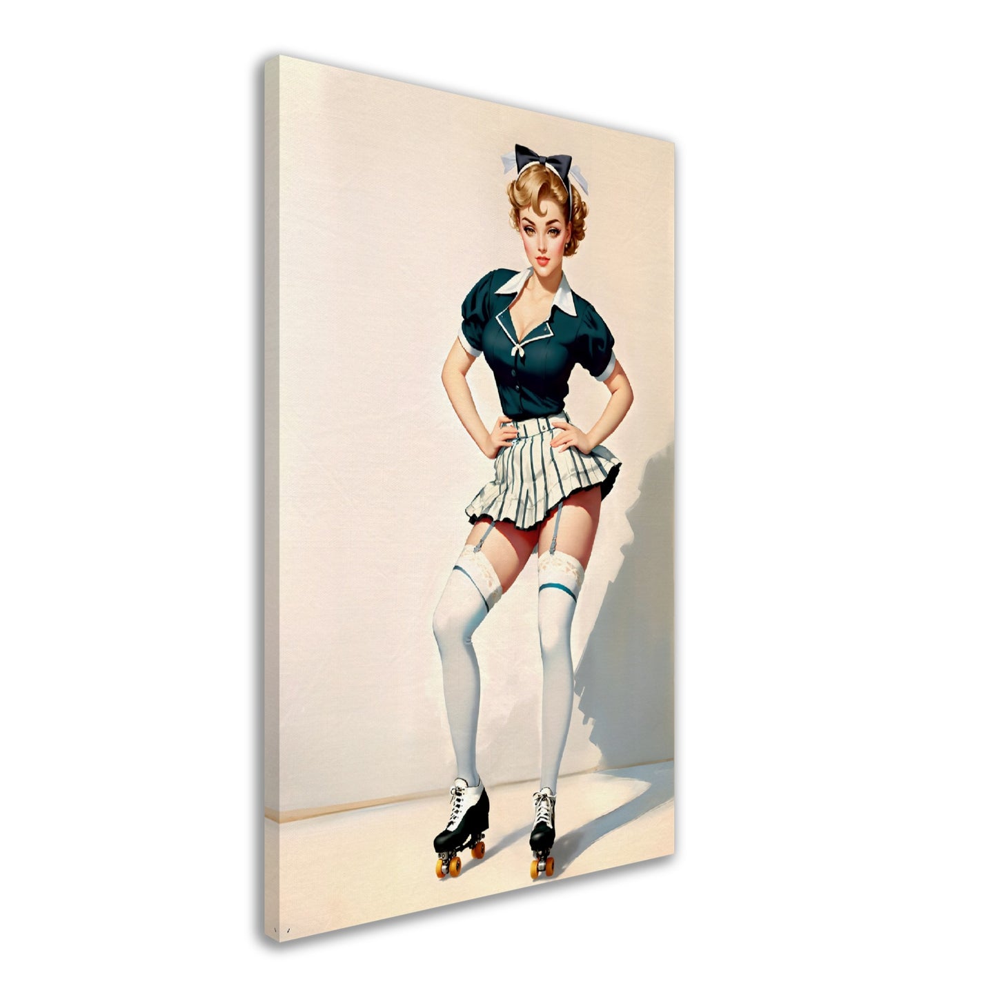 Daily Pinup #14 - Retro Car Hop Girl Wall Art