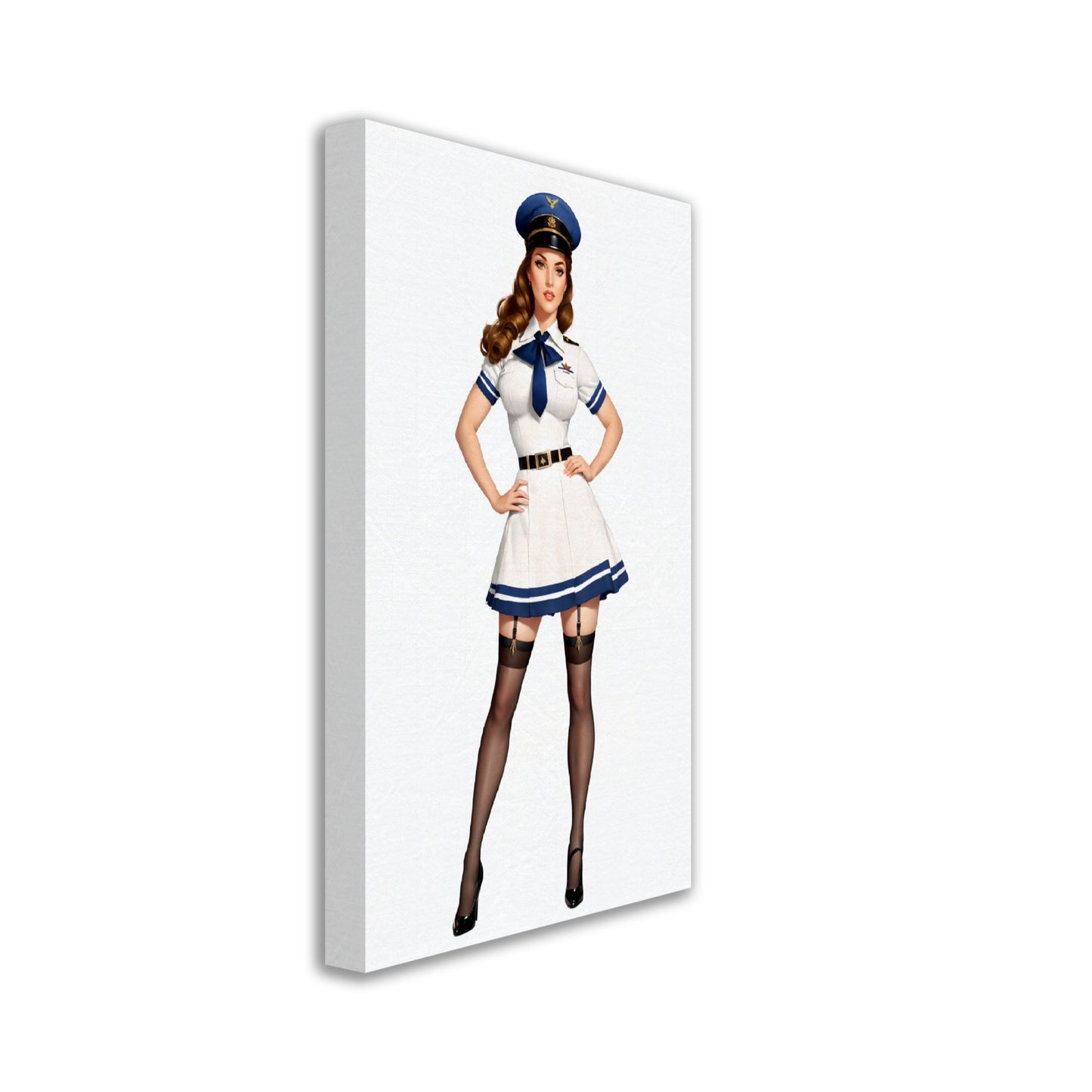 Daily Pinup #08 Air Force Girl Wall Art