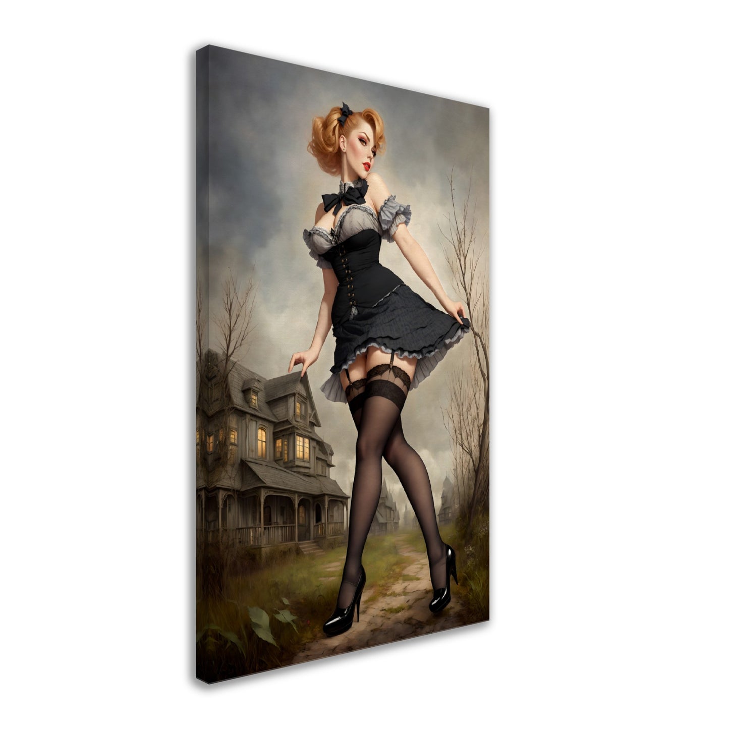 Daily Pinup #51 - Overcast Stroll Wall Art