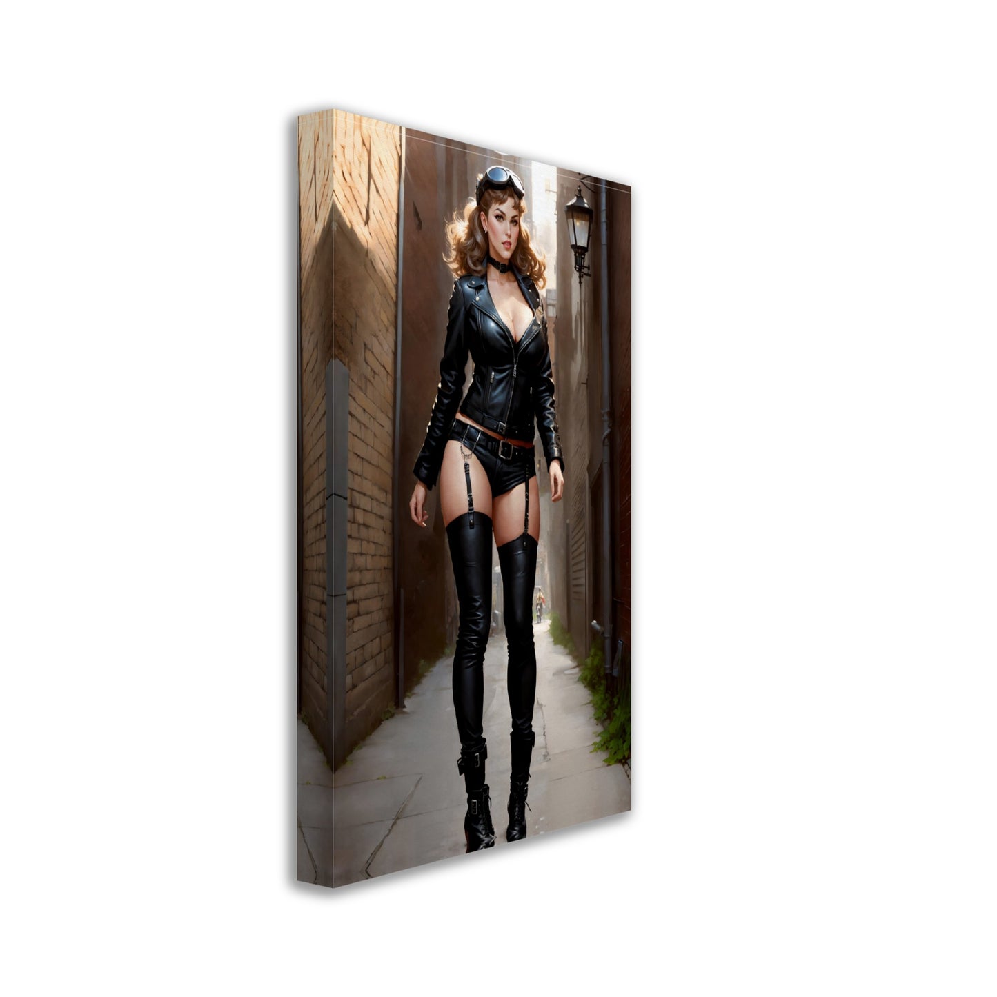 Daily Pinup #11 - Biker Babe Wall Art