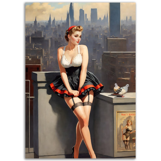 Daily Pinup #59 - Rooftop Wall Art