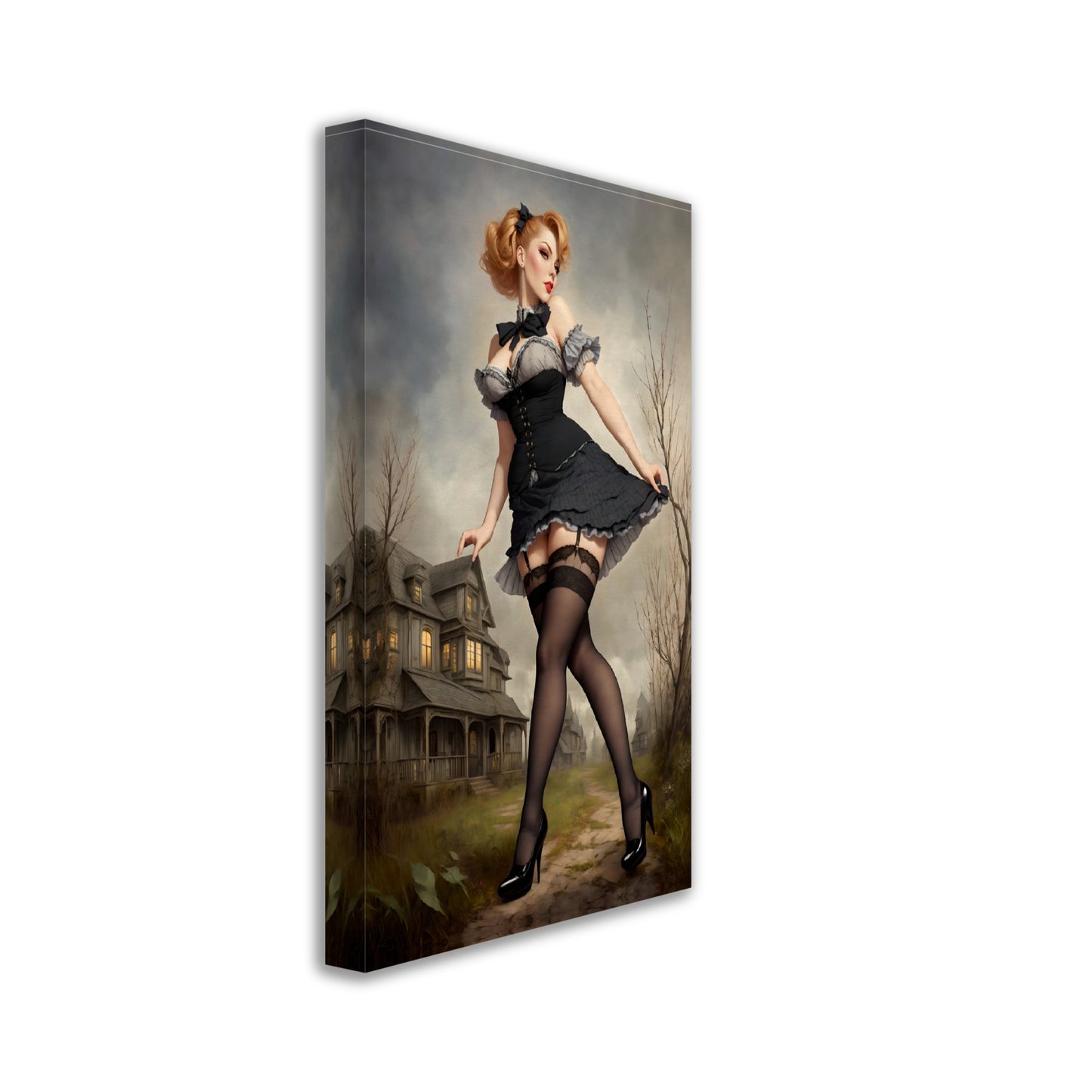 Daily Pinup #51 - Overcast Stroll Wall Art