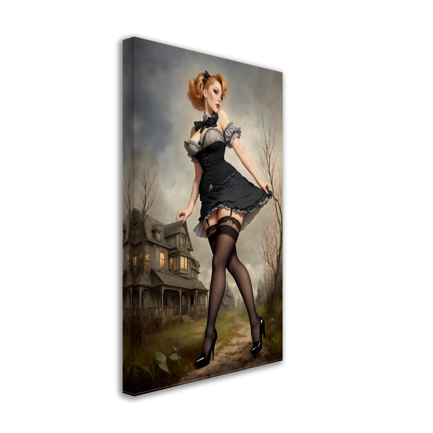 Daily Pinup #51 - Overcast Stroll Wall Art