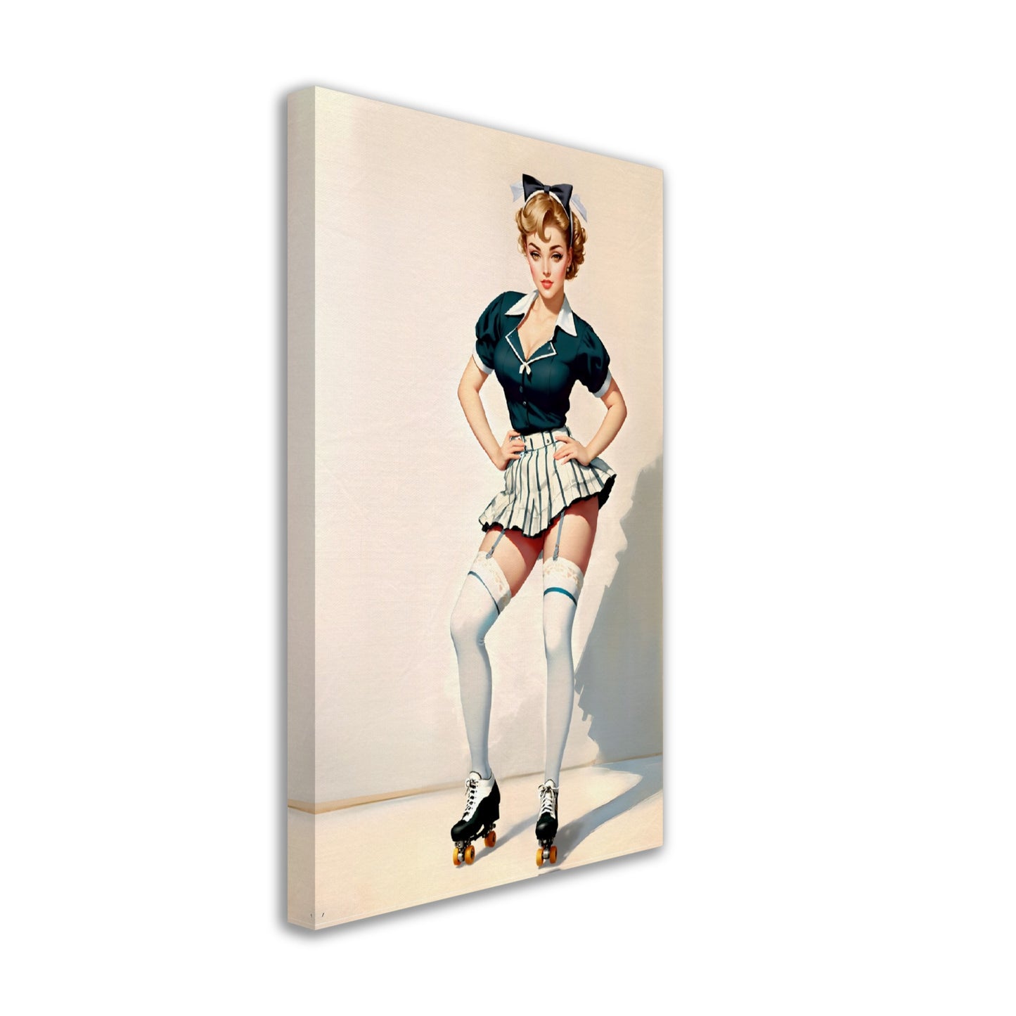 Daily Pinup #14 - Retro Car Hop Girl Wall Art