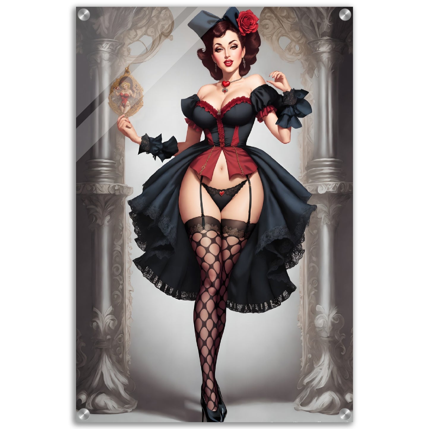 Daily Pinup #22 - Queen of Hearts Wall Art