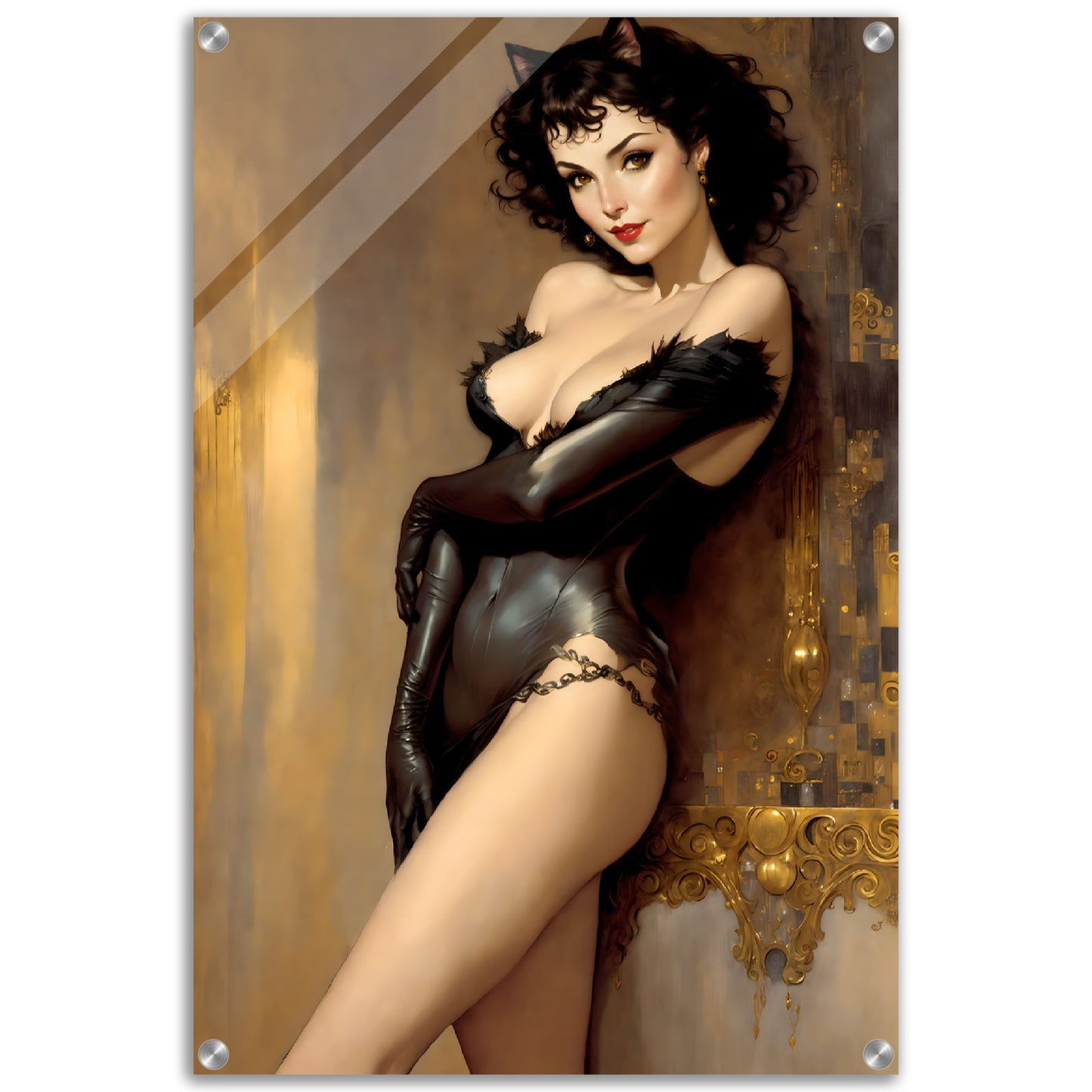 Daily Pinup #33 - Kitty Kat Wall Art