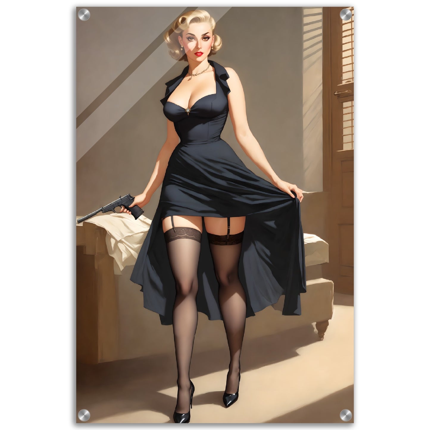 Daily Pinup #34 - Secret Agent Wall Art