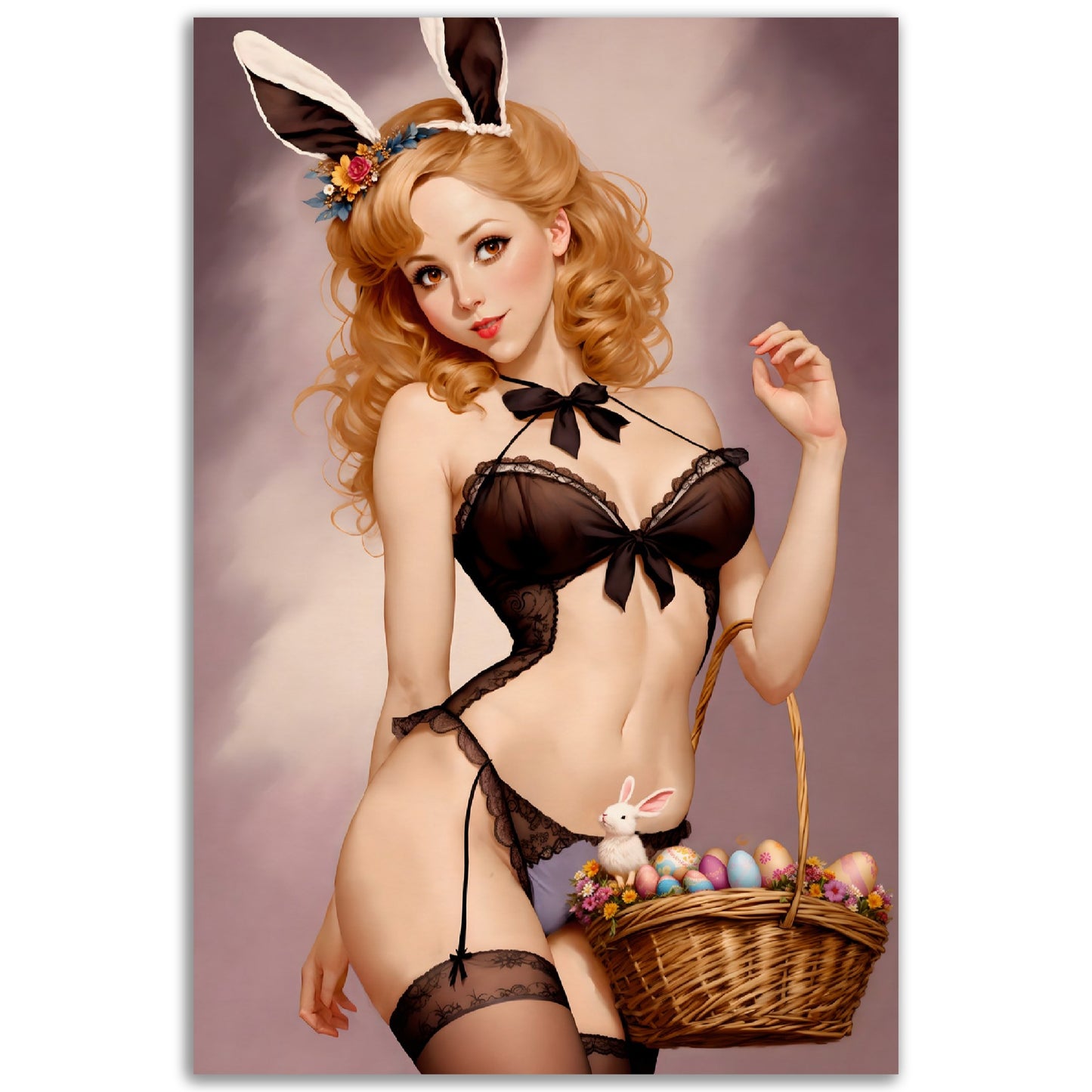 Daily Pinup #38 - Easter Bunny Wall Art