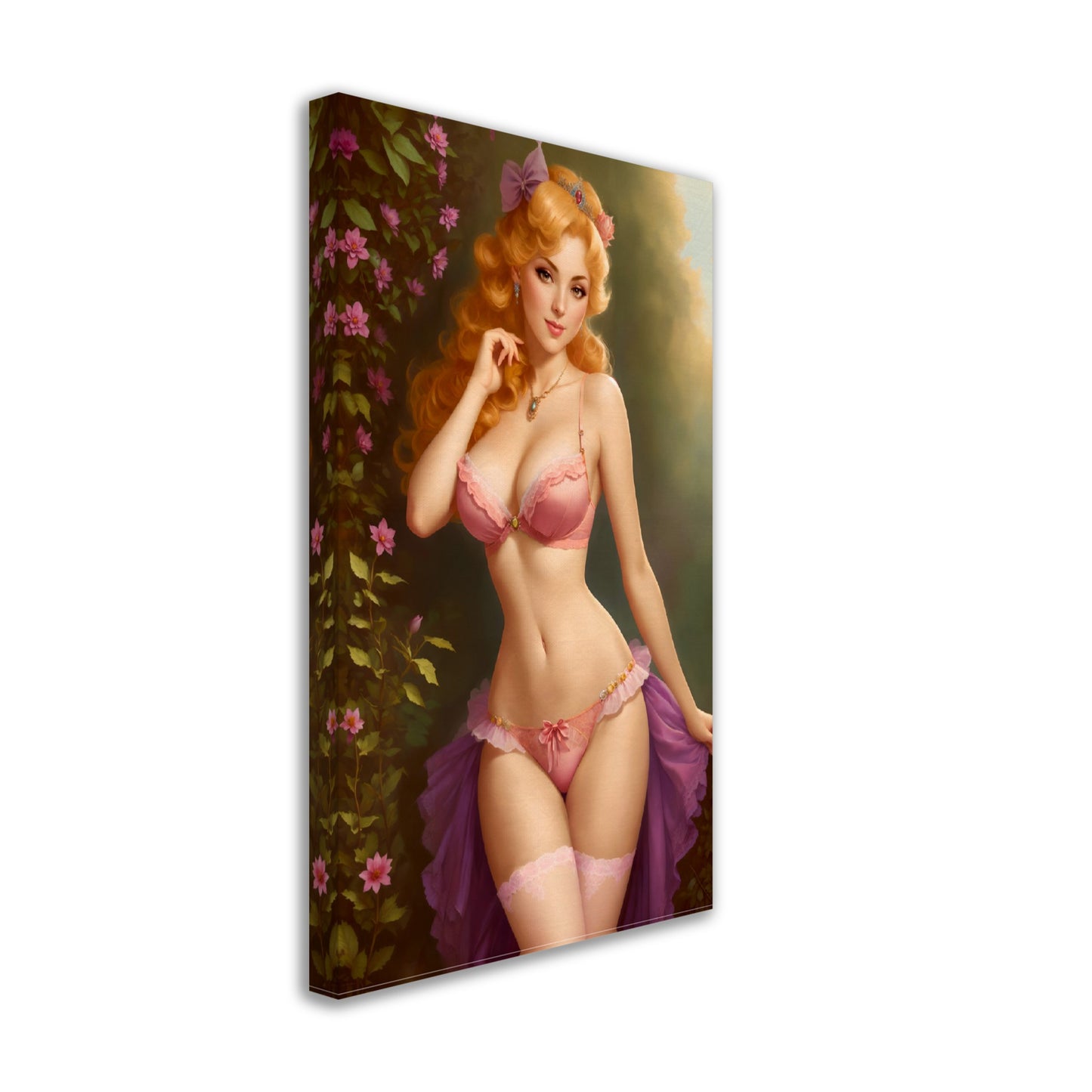 Daily Pinup #52 - Pink Princess Wall Art