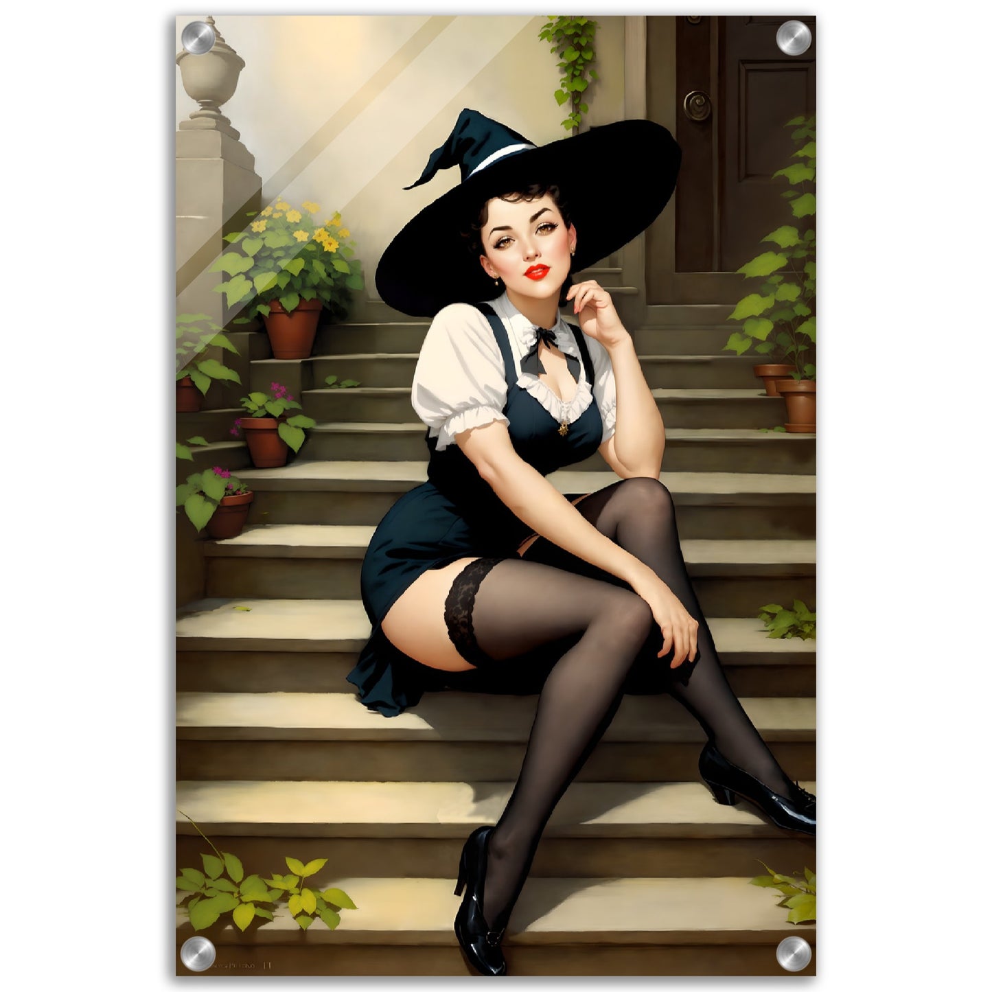 Daily Pinup #35 - Witch at Your Door Step Wall Art