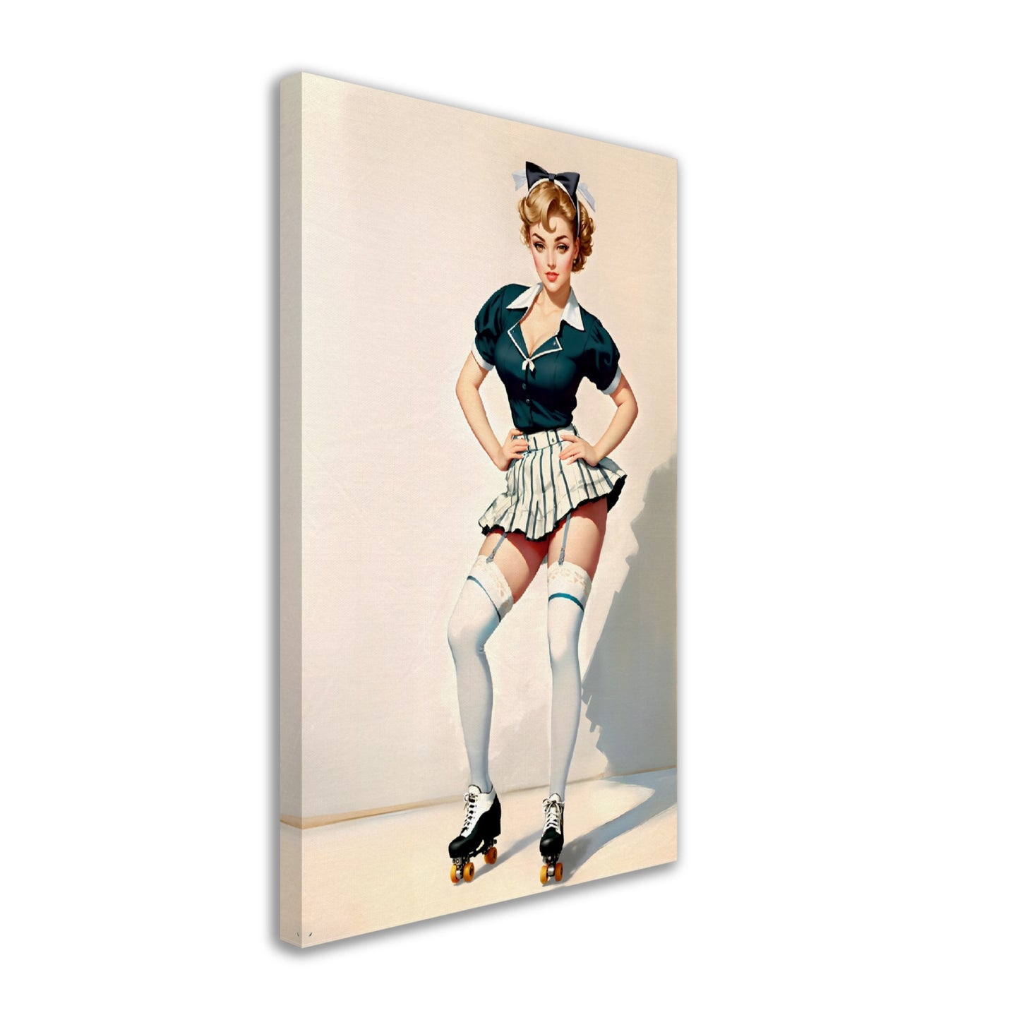 Daily Pinup #14 - Retro Car Hop Girl Wall Art